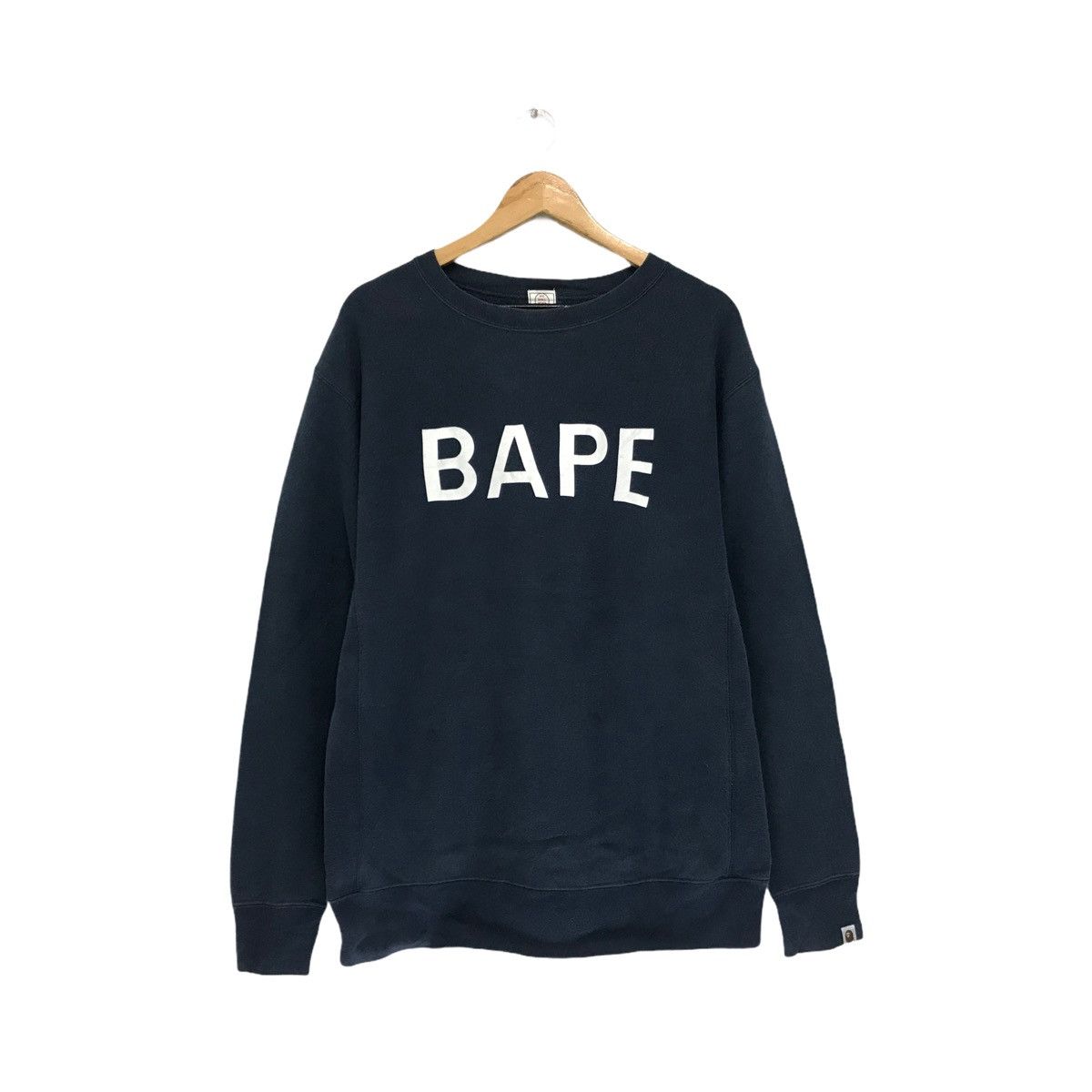 Bape Vintage A Bathing Ape Sweatshirt BigLogo Spellout BAPE Size US M / EU 48-50 / 2 - 1 Thumbnail