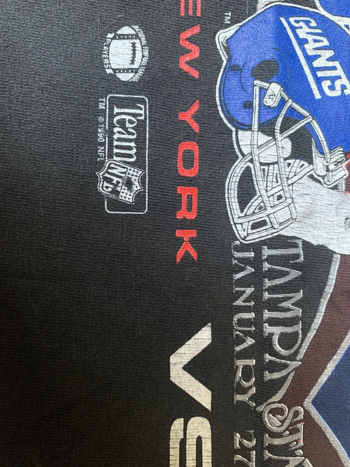 NFL 1991 NEW YORK GIANTS VS BUFFALO BILLS SUPER BOWL Size US XL / EU 56 / 4 - 4 Thumbnail