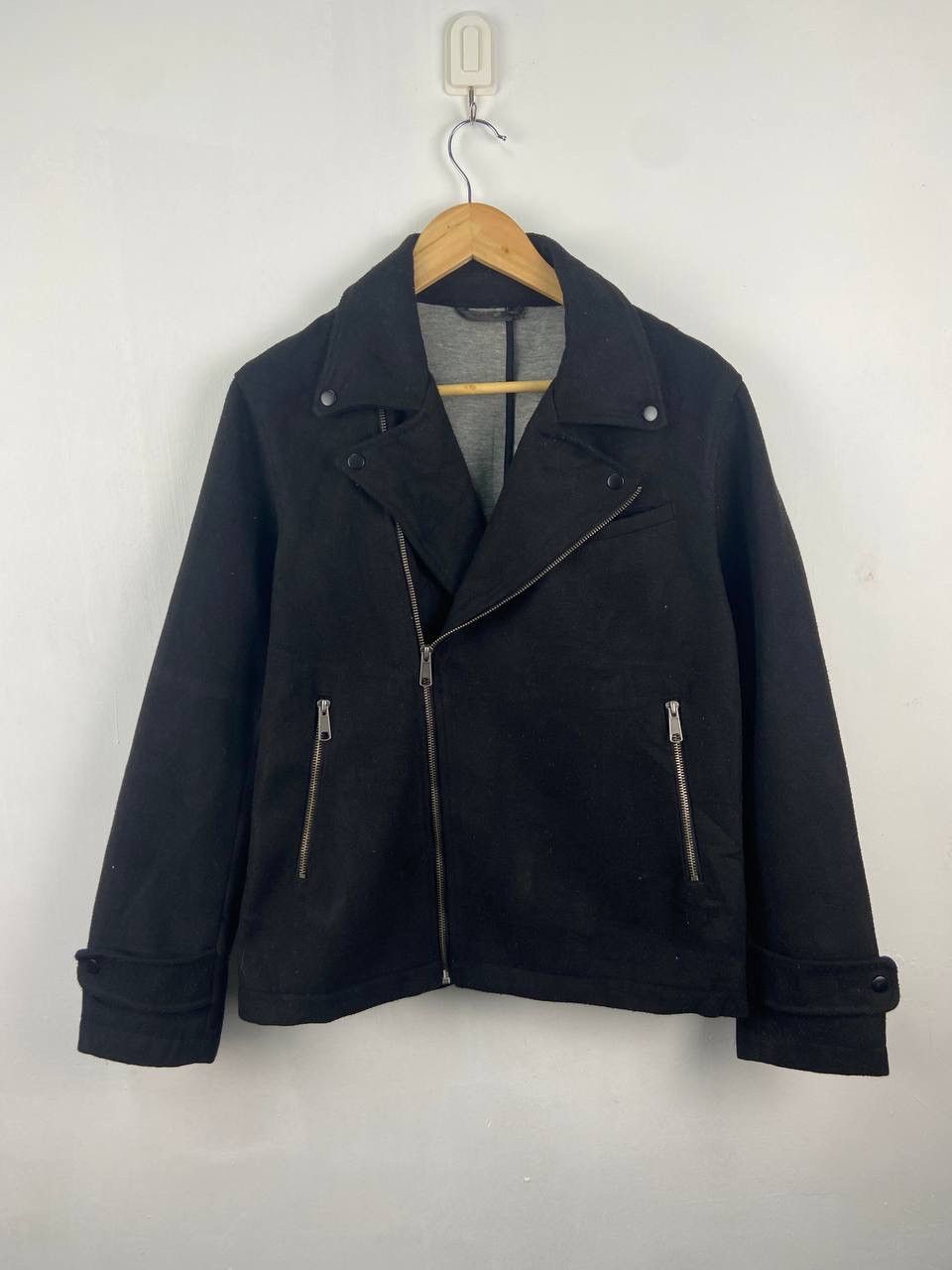 If Six Was Nine × Le Grande Bleu (L.G.B.) Vintage Lucy Wool Jacket Double Breasted Collar Size US S / EU 44-46 / 1 - 1 Thumbnail