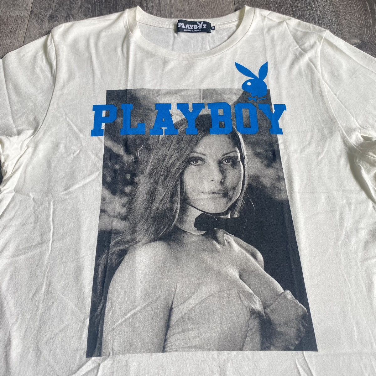Hysteric Glamour × Playboy Vintage Rare Hysteric Glamour Playboy Girl Graphic Logo Tee Size US M / EU 48-50 / 2 - 2 Thumbnail