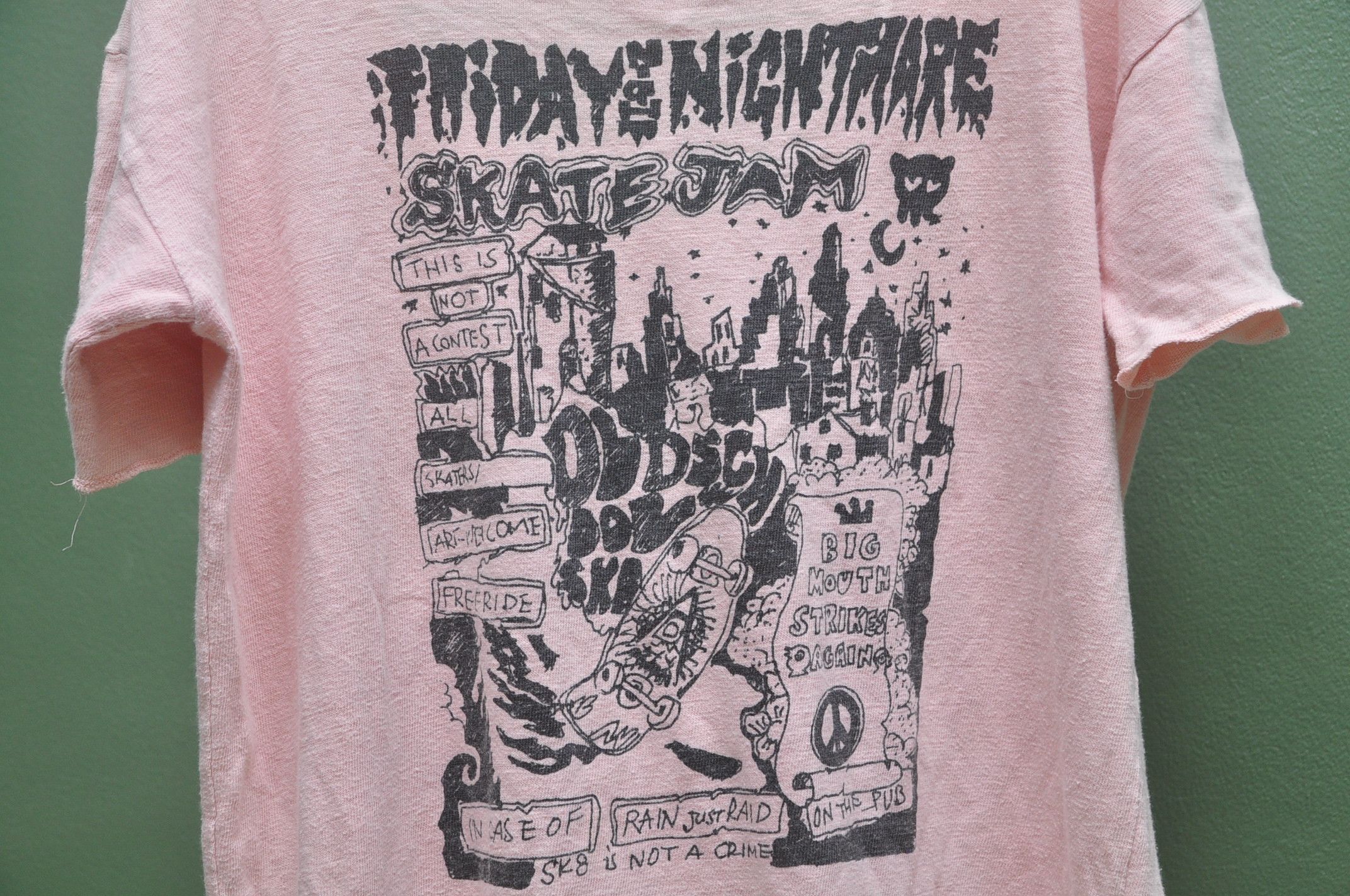 Japanese Brand × Vintage Vintgae Cgraph Ols School Skate Made In Japan Shirt Size M / US 6-8 / IT 42-44 - 4 Thumbnail