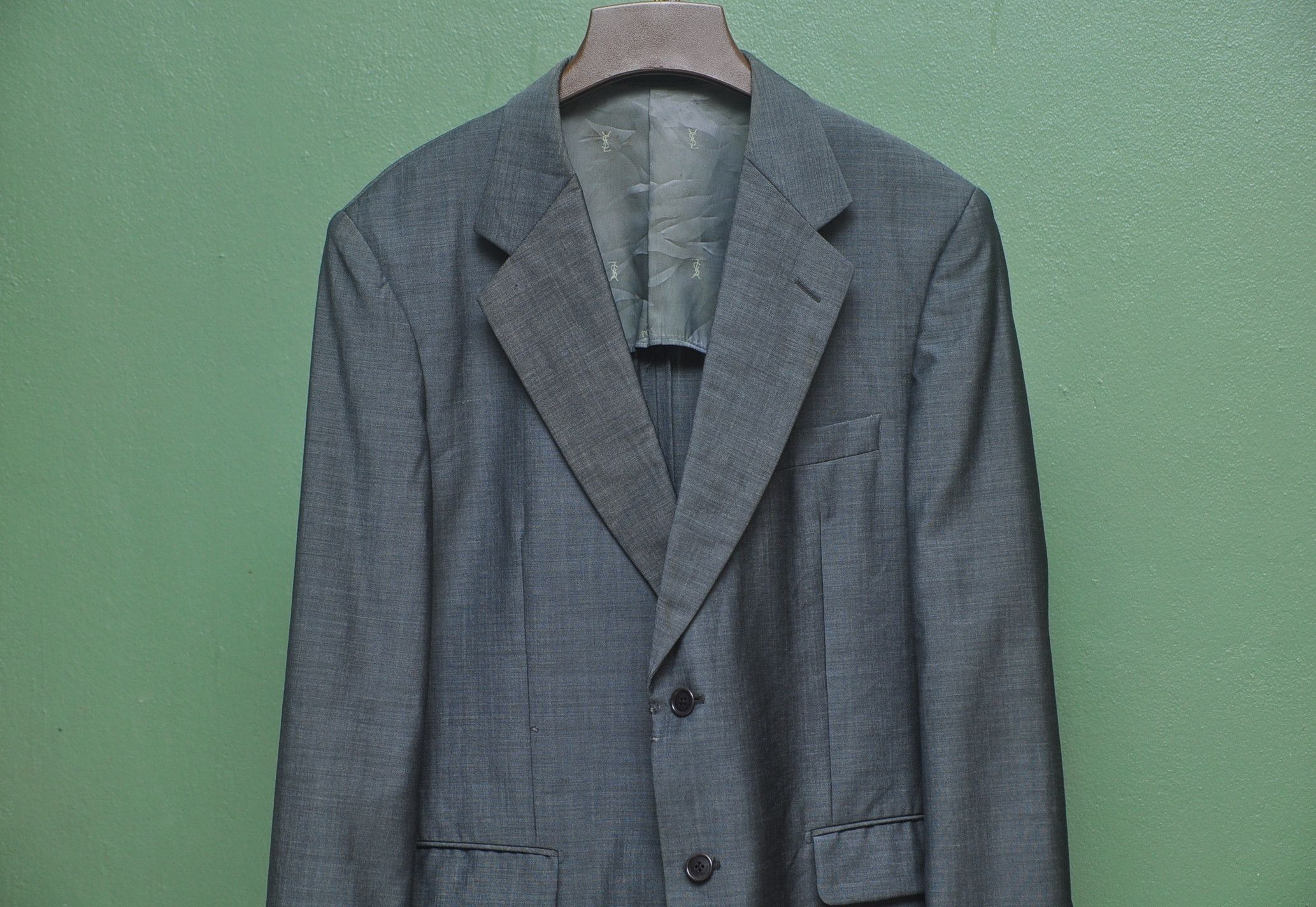 Designer × Japanese Brand × Yves Saint Laurent Vintgae Vyes Saint Laurent Blazer Size 40L - 2 Thumbnail