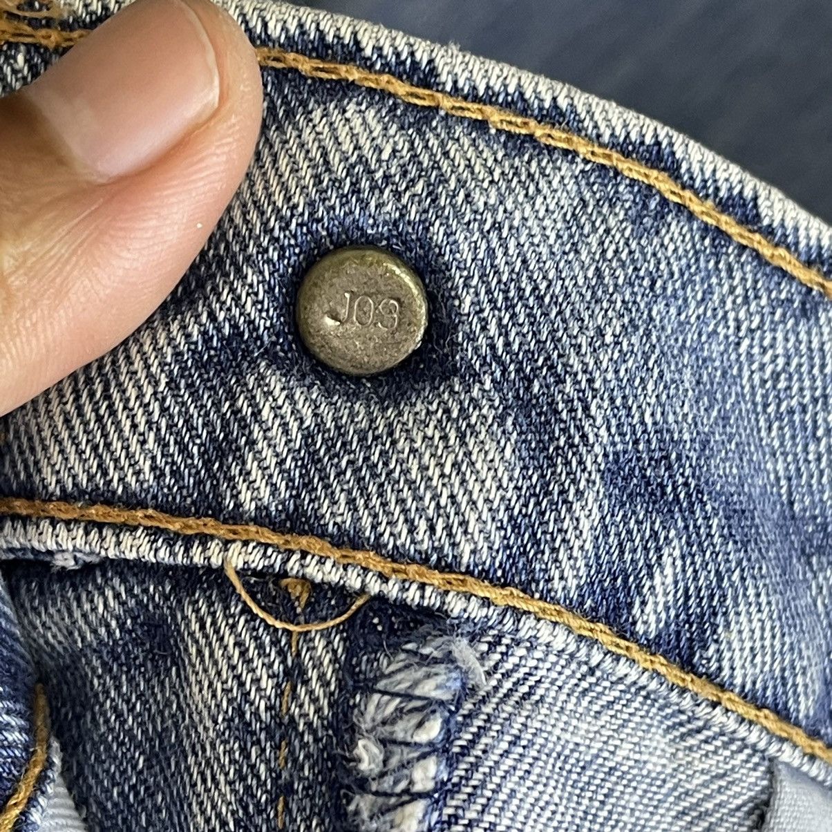 Levi's × Vintage 25x32 Vintage 90s Levis W511 Medium Blue Distressed Denim Size 25" / US 0 / IT 36 - 16 Thumbnail