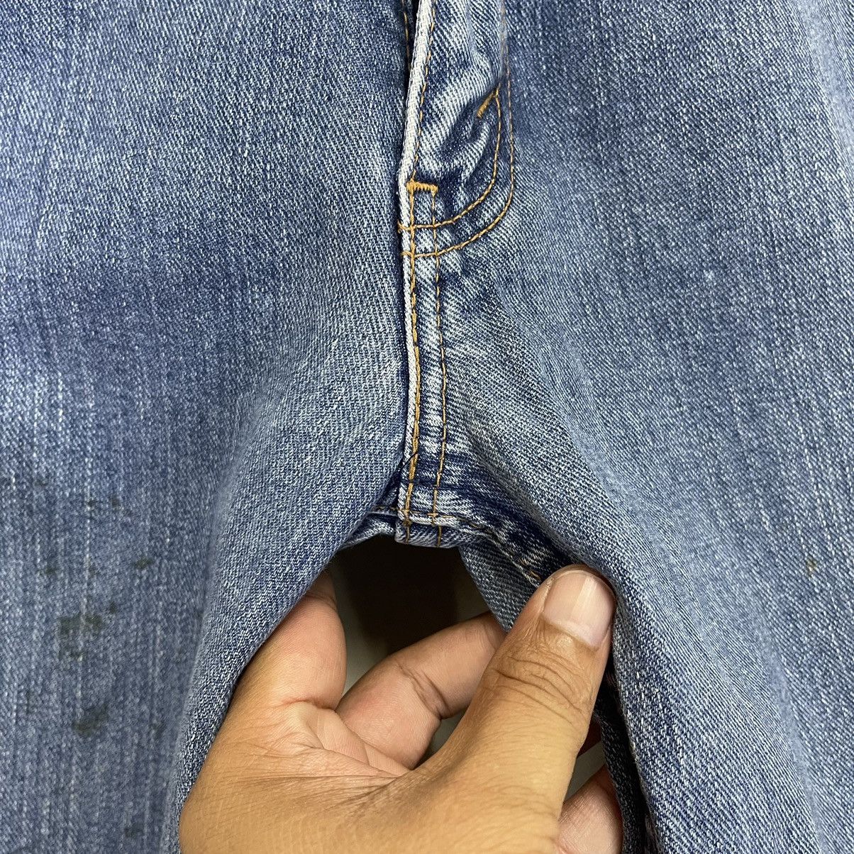 Levi's × Vintage 25x32 Vintage 90s Levis W511 Medium Blue Distressed Denim Size 25" / US 0 / IT 36 - 10 Thumbnail