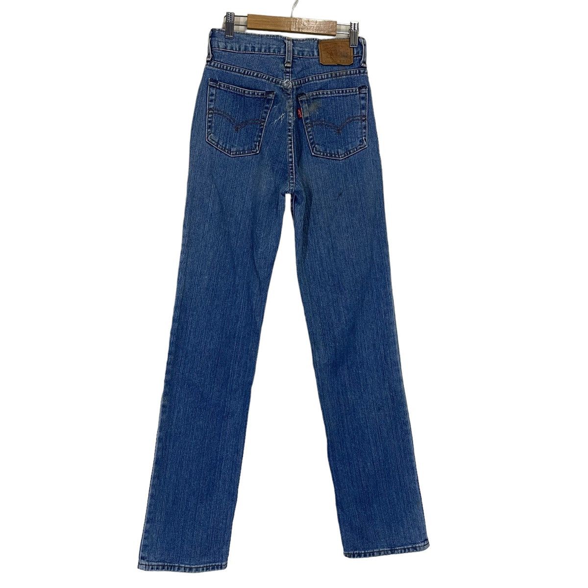 Levi's × Vintage 25x32 Vintage 90s Levis W511 Medium Blue Distressed Denim Size 25" / US 0 / IT 36 - 5 Thumbnail