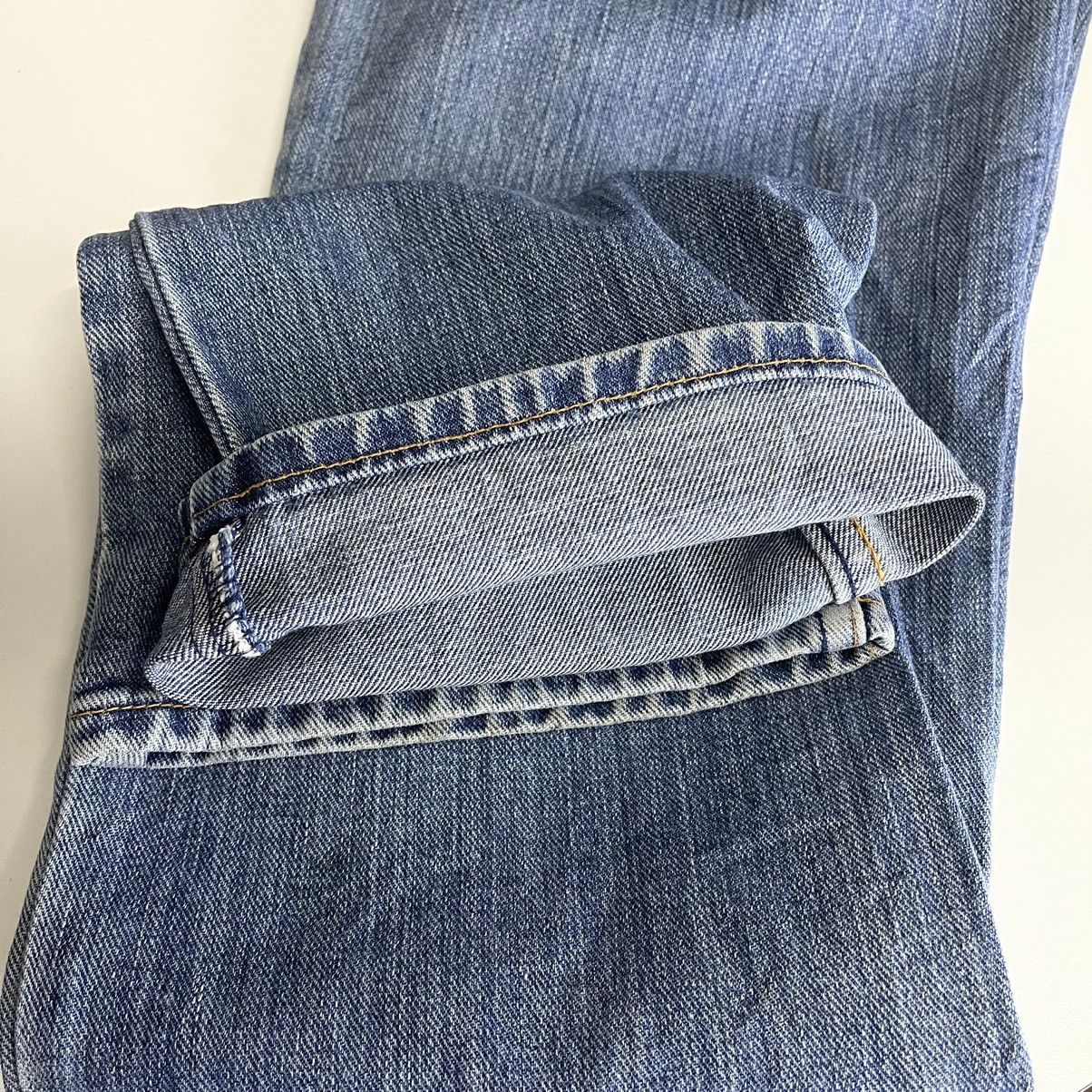 Levi's × Vintage 25x32 Vintage 90s Levis W511 Medium Blue Distressed Denim Size 25" / US 0 / IT 36 - 13 Thumbnail