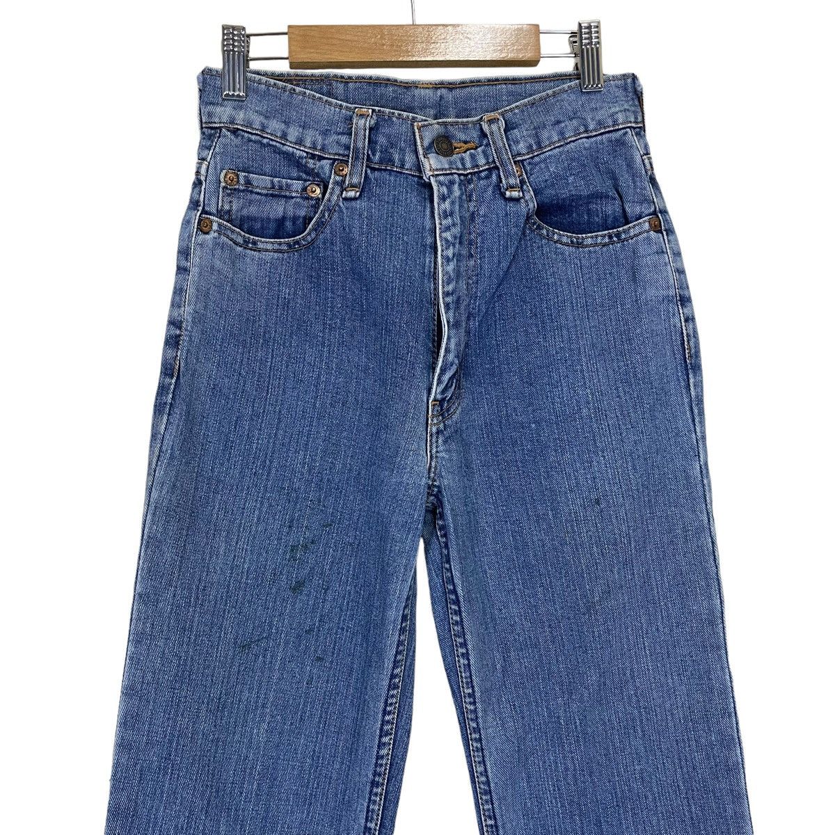 Levi's × Vintage 25x32 Vintage 90s Levis W511 Medium Blue Distressed Denim Size 25" / US 0 / IT 36 - 3 Thumbnail