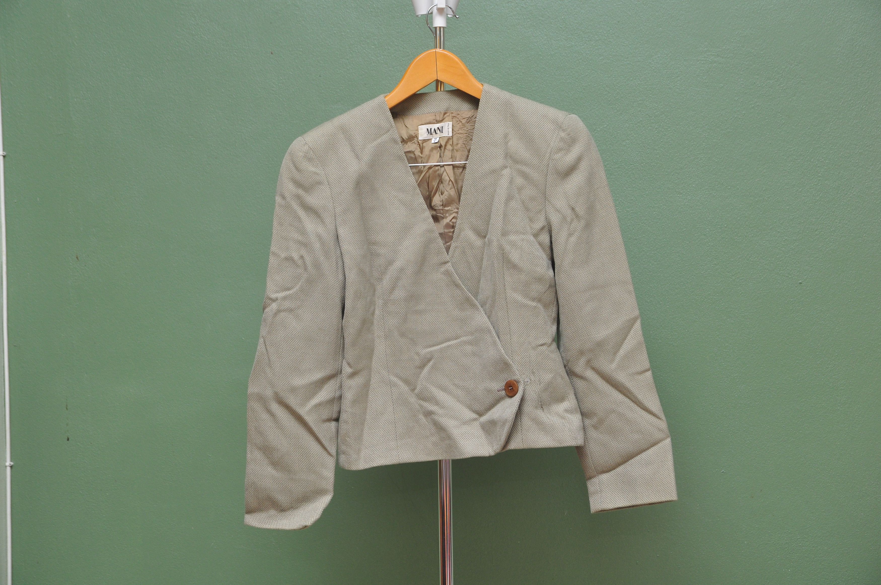 Designer × Japanese Brand Vintage Mani Made In Italy Blazer Size M / US 6-8 / IT 42-44 - 1 Thumbnail