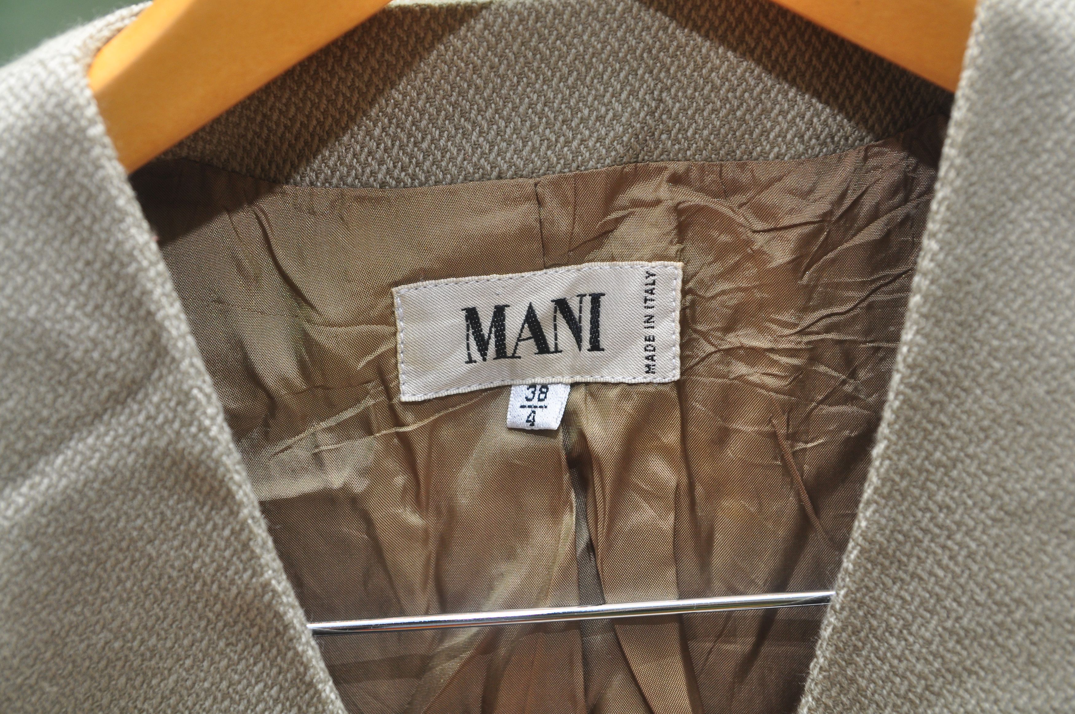 Designer × Japanese Brand Vintage Mani Made In Italy Blazer Size M / US 6-8 / IT 42-44 - 4 Thumbnail