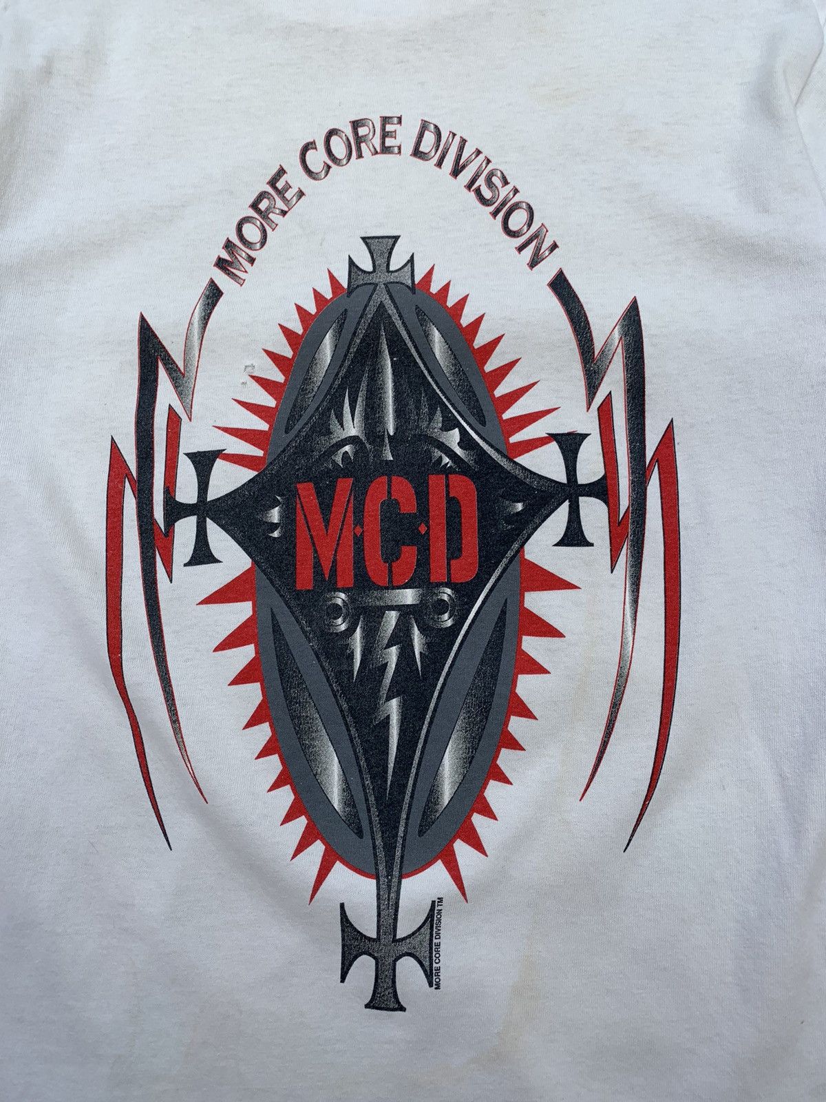 Vintage Rare! Vintage 90s MCD More Core Division Surf Skate Tee Size US M / EU 48-50 / 2 - 3 Thumbnail