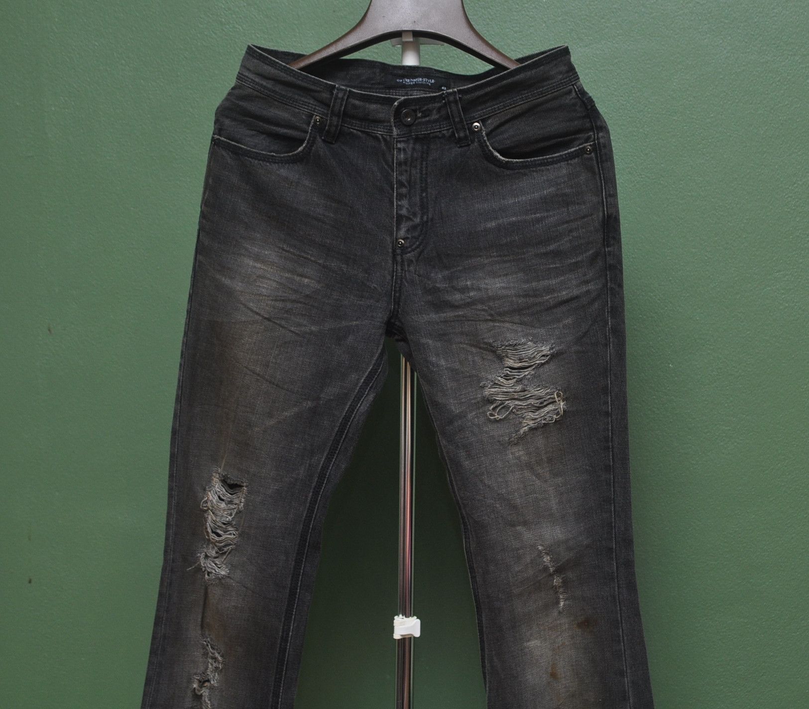 Designer × Japanese Brand Vintage Japanese Designer Distressed Fashion Style Size US 30 / EU 46 - 3 Thumbnail