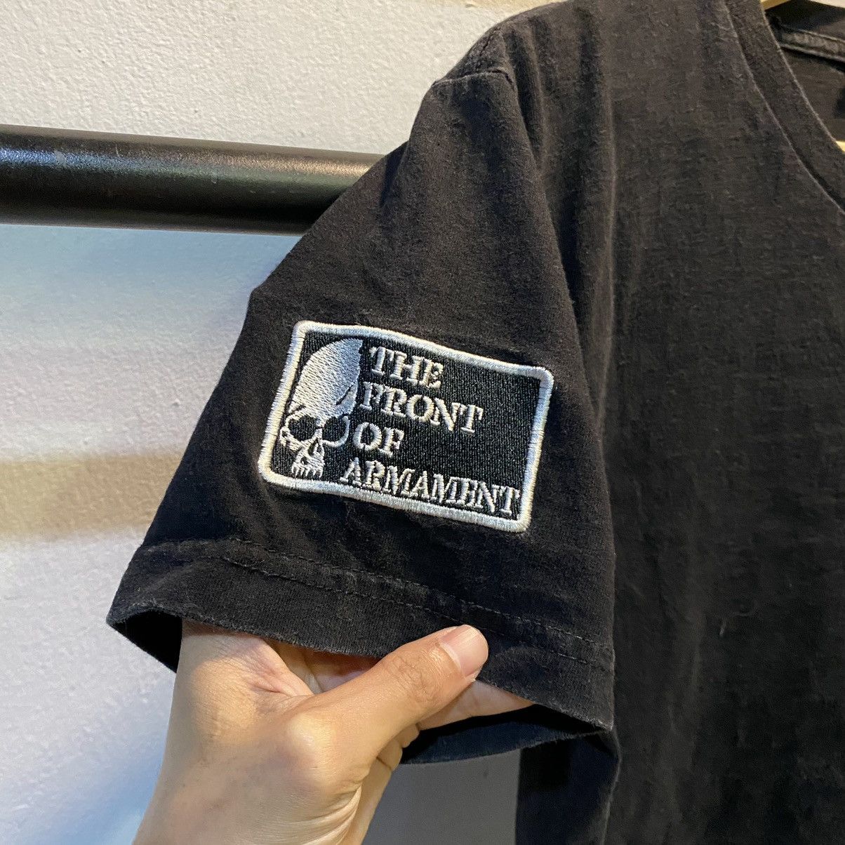 Band Tees × Japanese Brand Crows The Front Of Armament Skull Embroided Tee Size US S / EU 44-46 / 1 - 5 Thumbnail