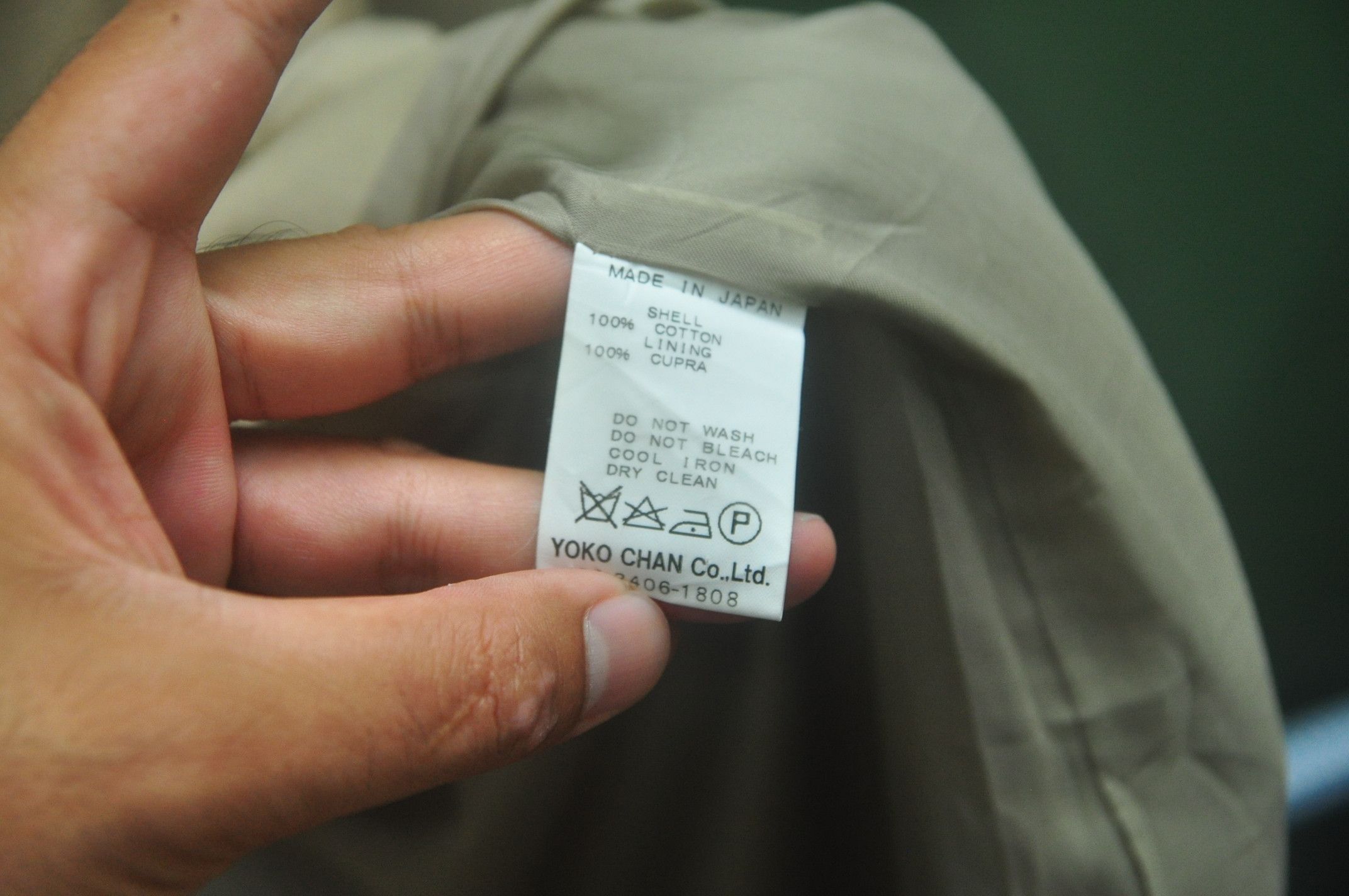Designer × Japanese Brand × Vintage Yoko Chan Made In Japan Japanese Formal Shirting Size M / US 6-8 / IT 42-44 - 4 Thumbnail