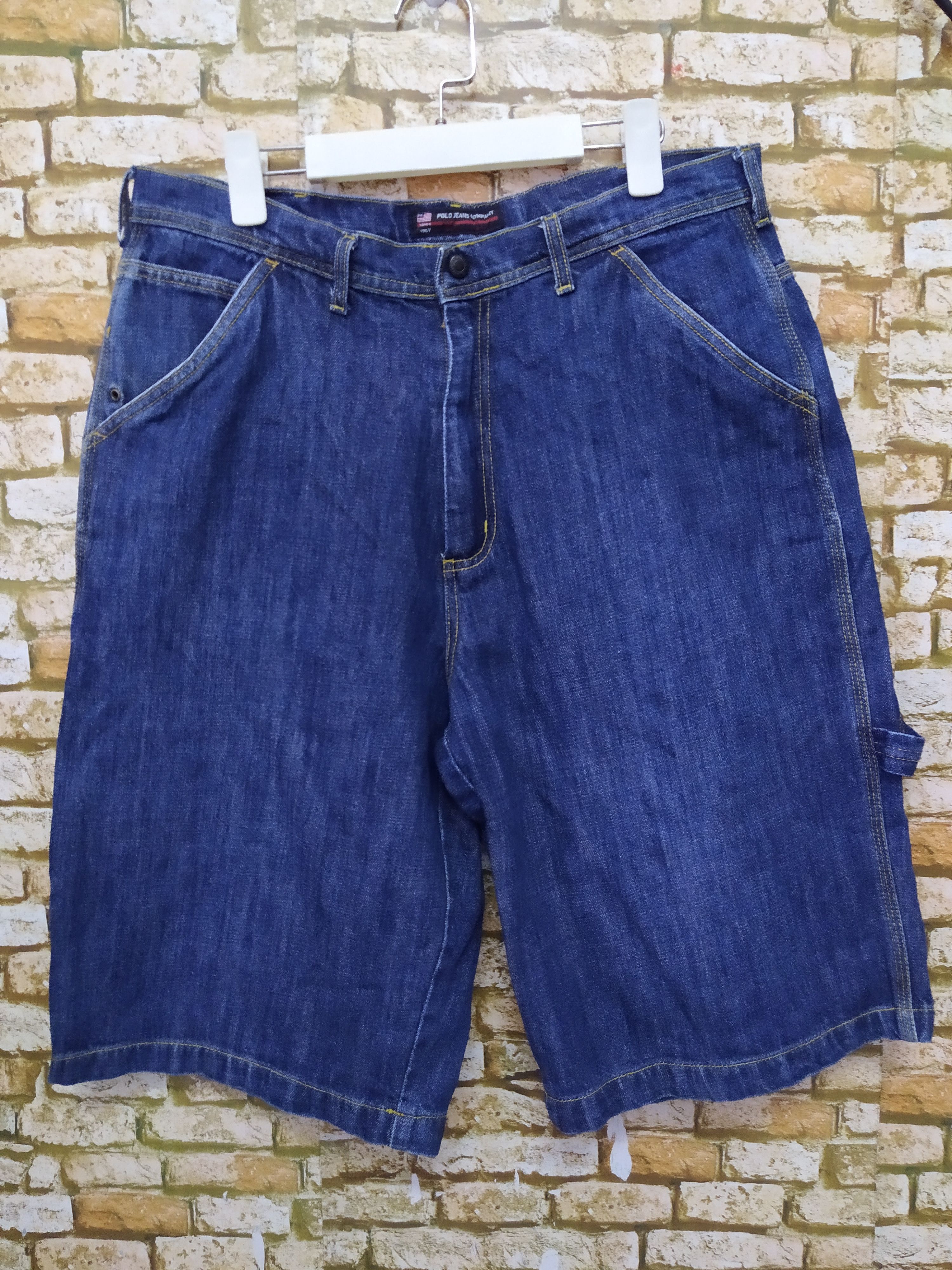 Polo Ralph Lauren POLO RALPH LAUREN SHORT DENIM MULTI-POCKET (B881) w35 Size US 35 - 2 Thumbnail
