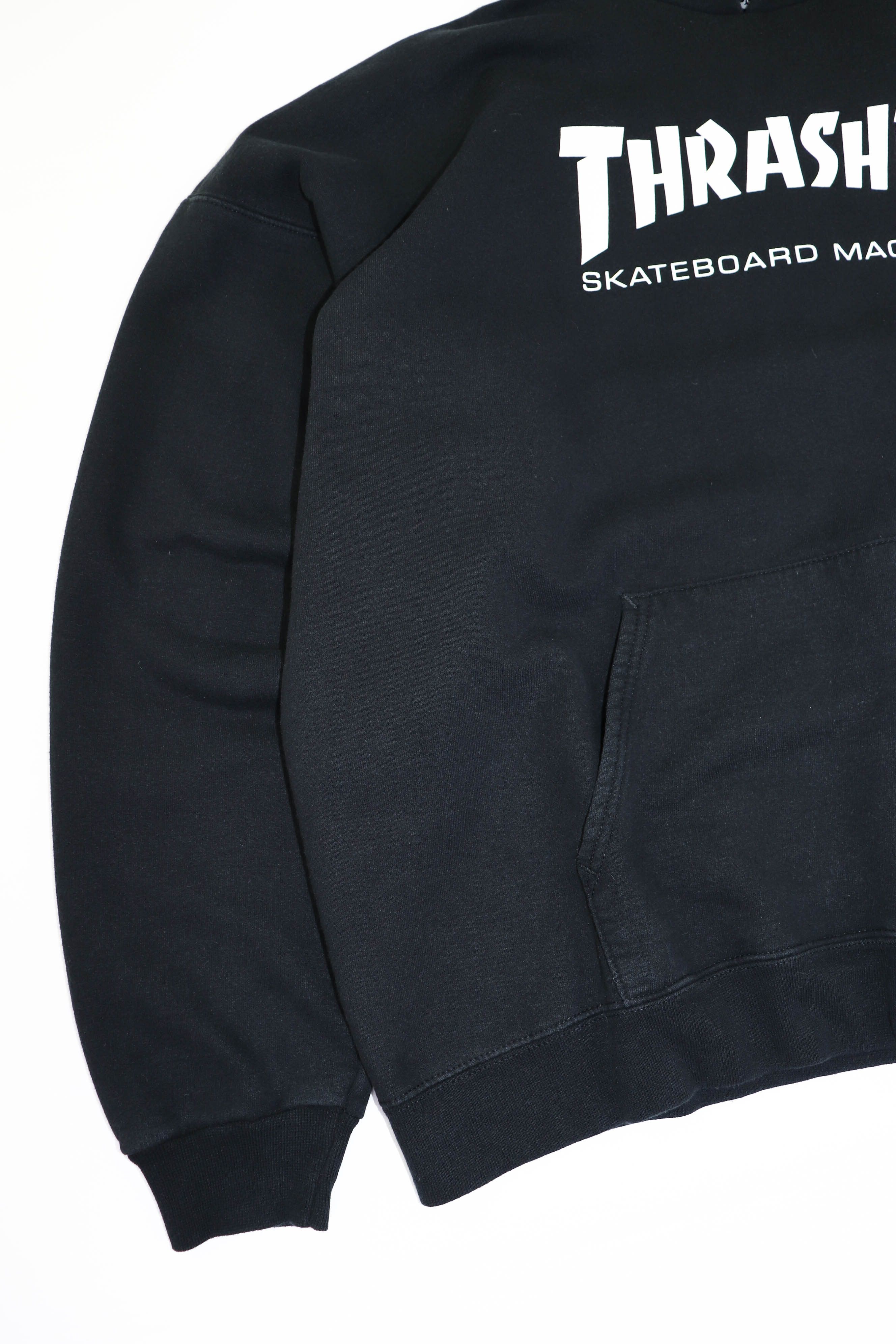 Thrasher Thrasher Skateboard Graphics Big Logo Baggy Fit Black Hoodie Size US XL / EU 56 / 4 - 5 Thumbnail