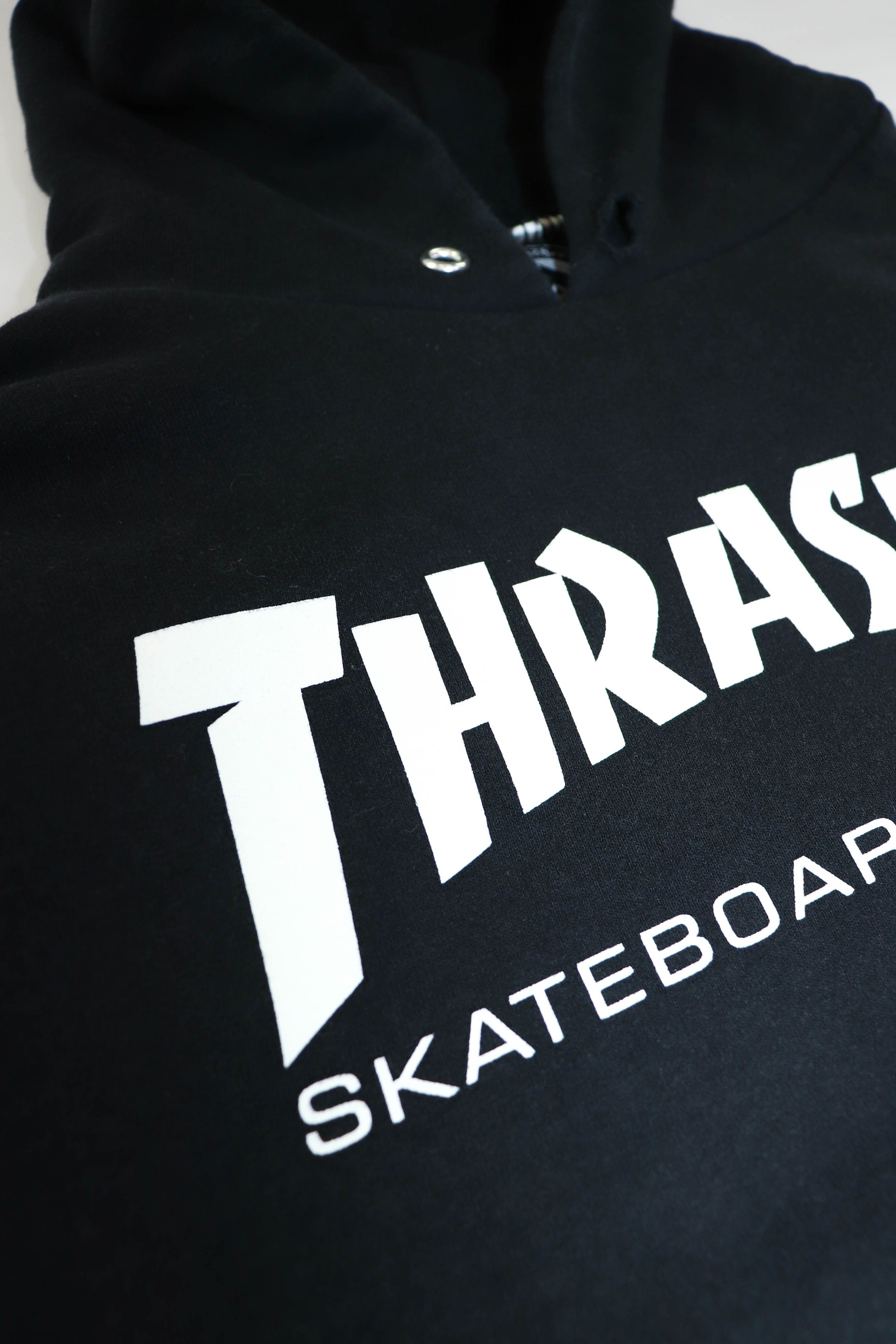 Thrasher Thrasher Skateboard Graphics Big Logo Baggy Fit Black Hoodie Size US XL / EU 56 / 4 - 10 Thumbnail