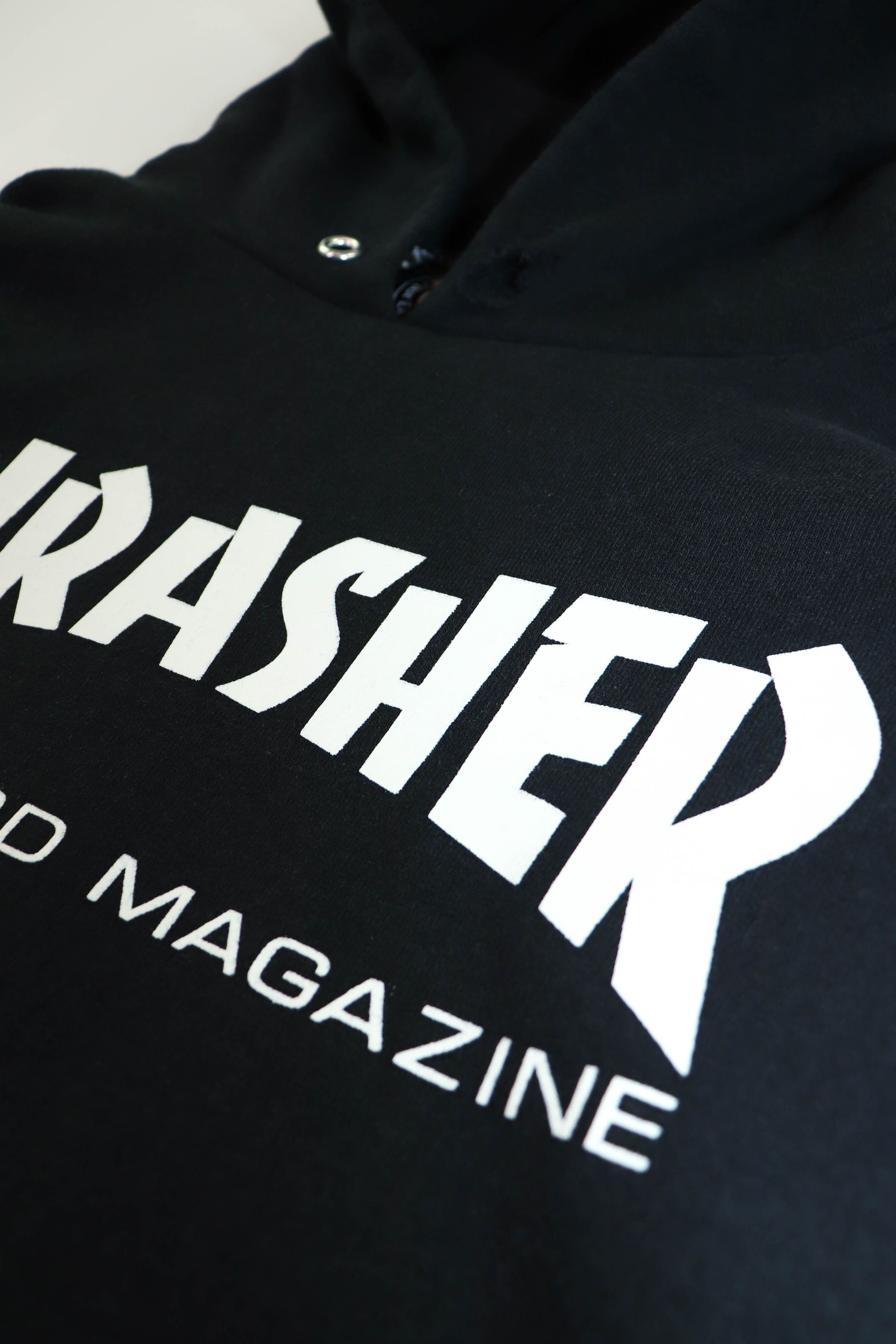 Thrasher Thrasher Skateboard Graphics Big Logo Baggy Fit Black Hoodie Size US XL / EU 56 / 4 - 11 Thumbnail
