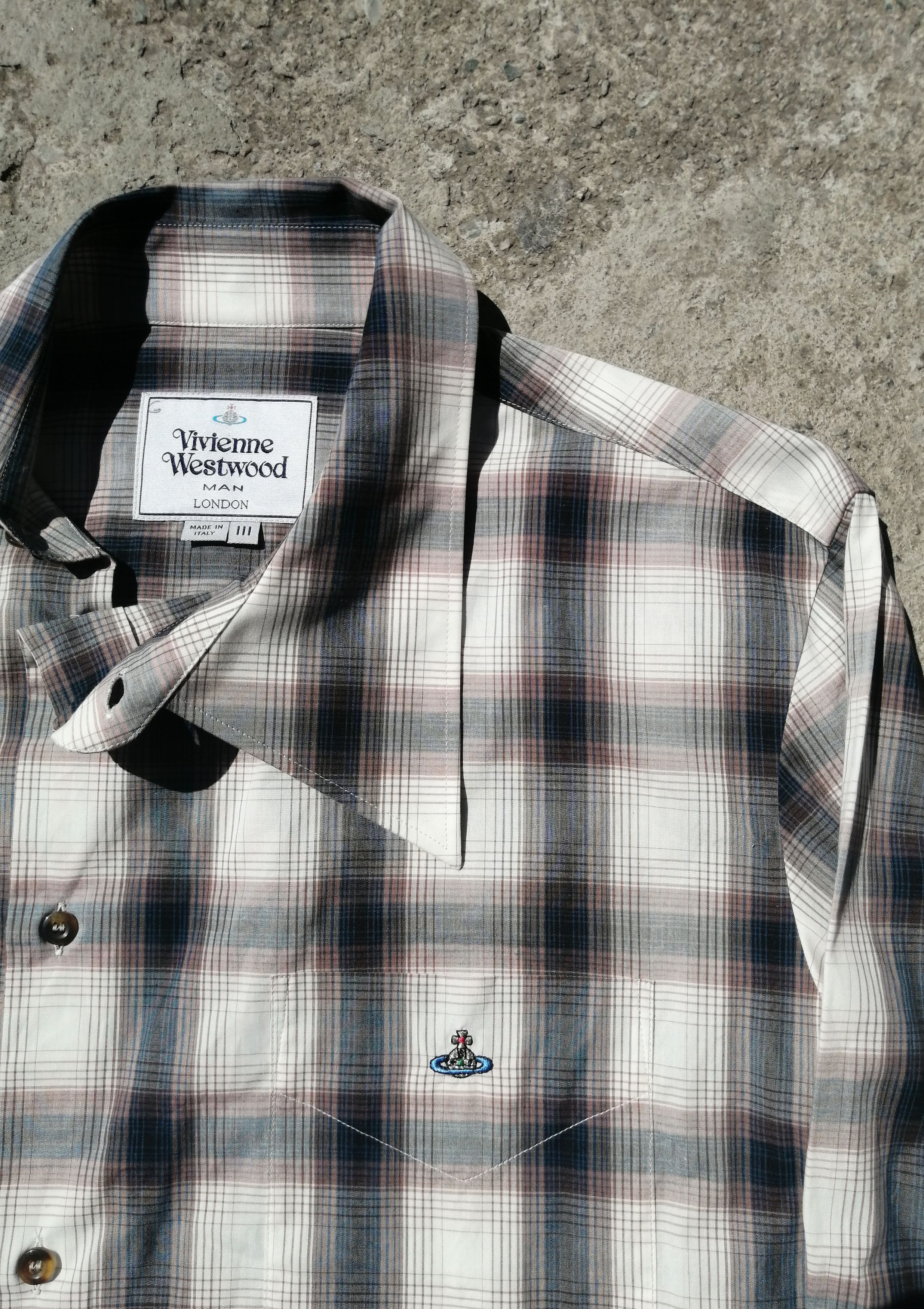 Vivienne Westwood Assymetrical Plaid Shirt Size US L / EU 52-54 / 3 - 2 Thumbnail