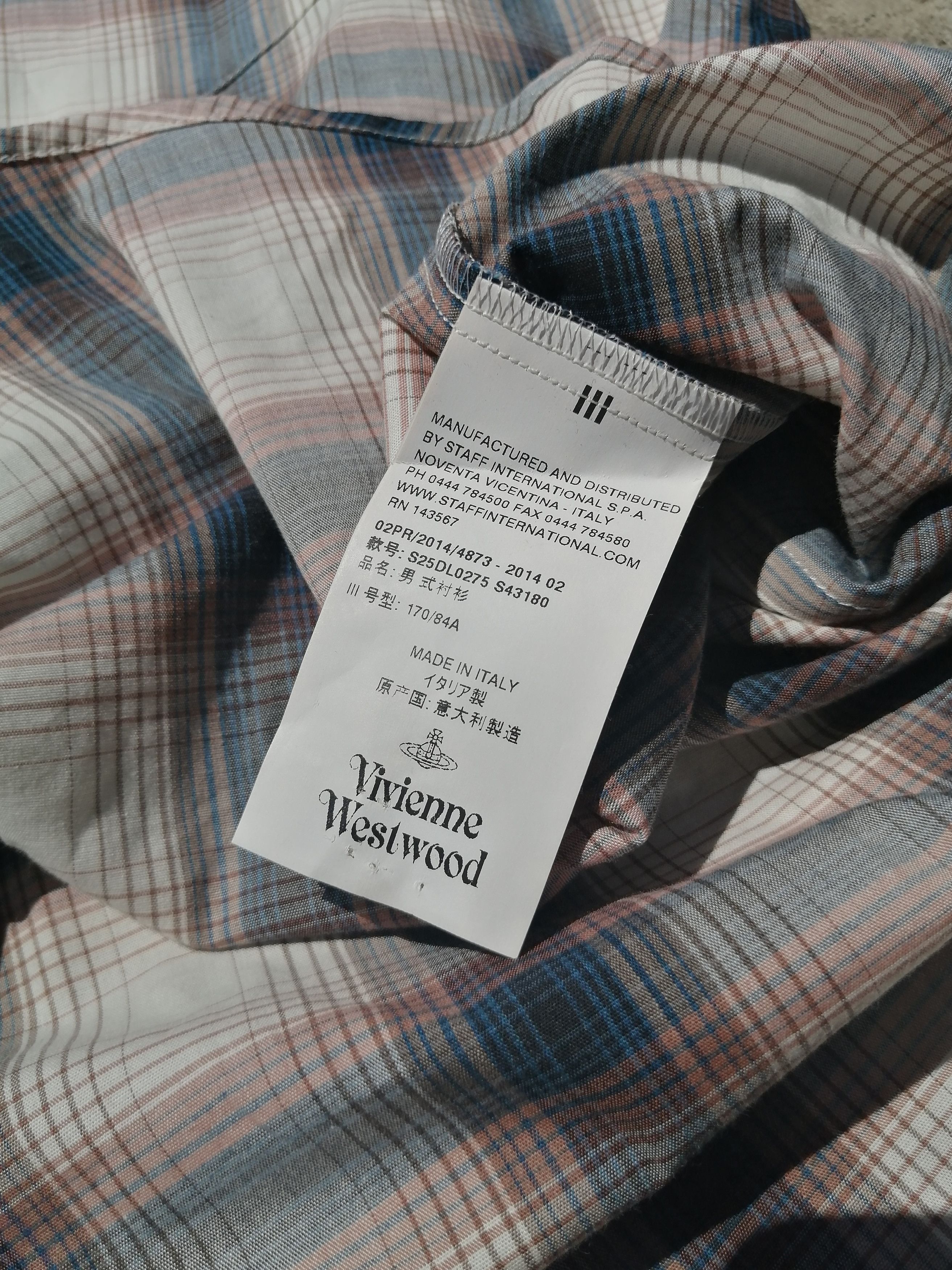Vivienne Westwood Assymetrical Plaid Shirt Size US L / EU 52-54 / 3 - 4 Thumbnail