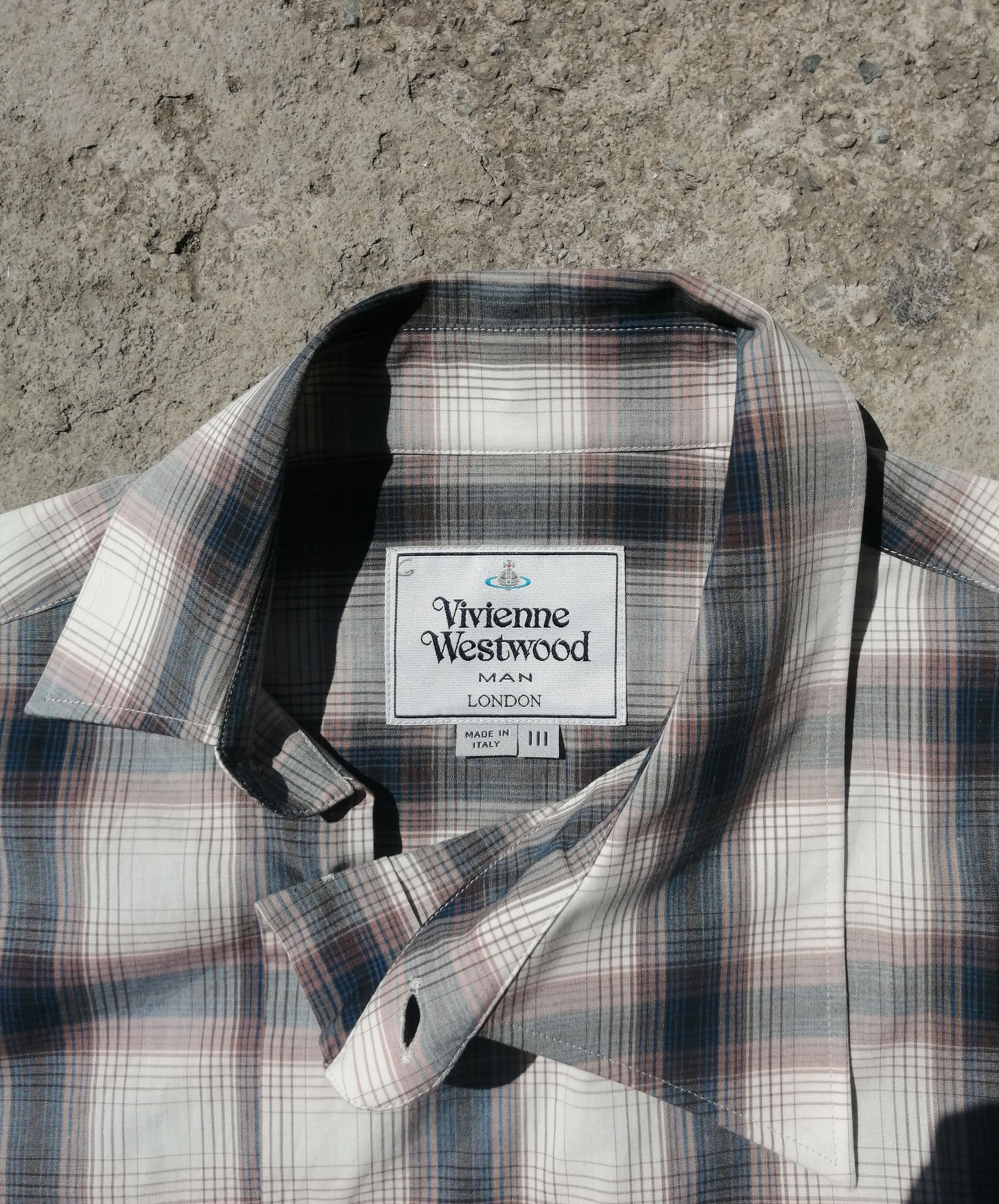 Vivienne Westwood Assymetrical Plaid Shirt Size US L / EU 52-54 / 3 - 3 Thumbnail