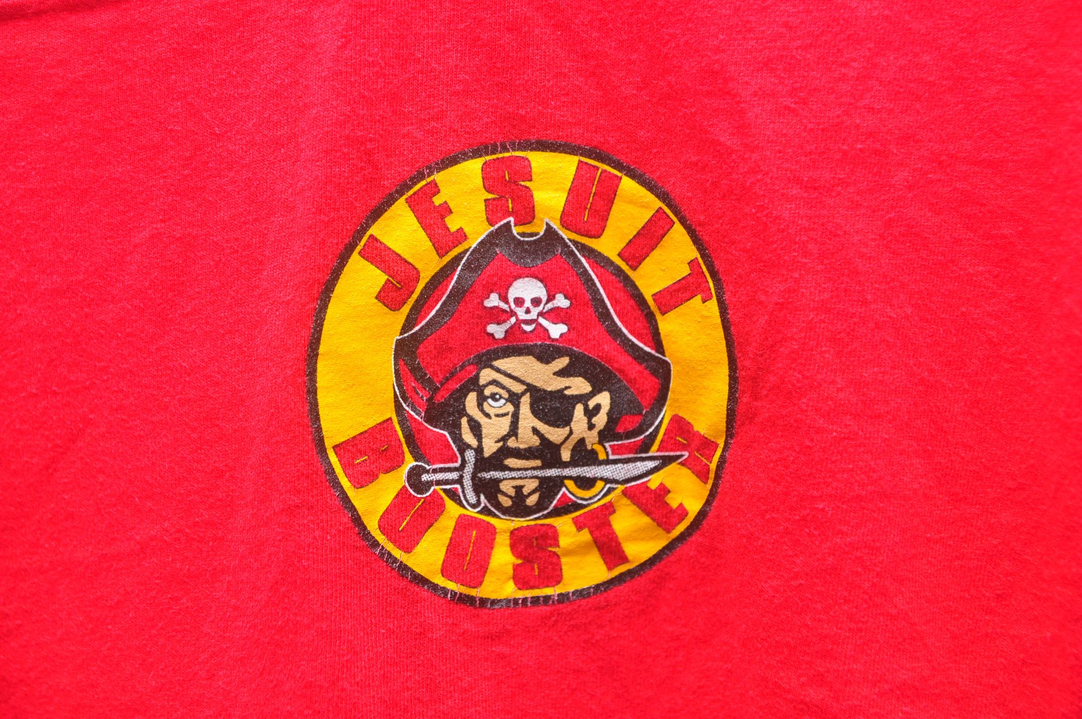 Champion × Designer × Japanese Brand Vintage Champion X Jesuit Booster Red Shirt Size US L / EU 52-54 / 3 - 6 Thumbnail