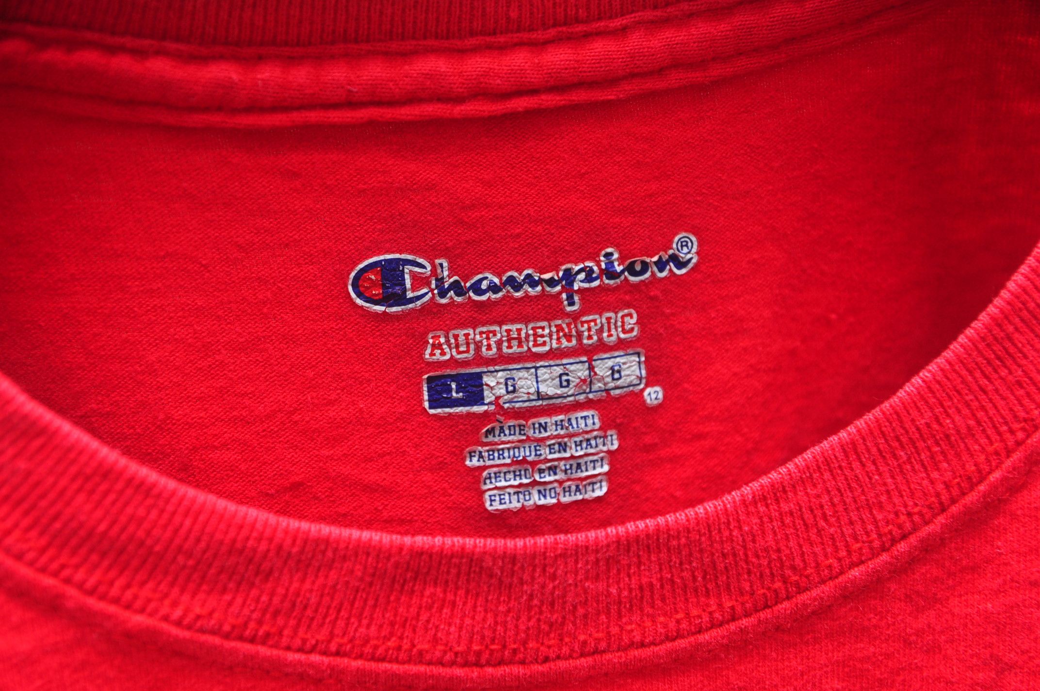 Champion × Designer × Japanese Brand Vintage Champion X Jesuit Booster Red Shirt Size US L / EU 52-54 / 3 - 7 Thumbnail