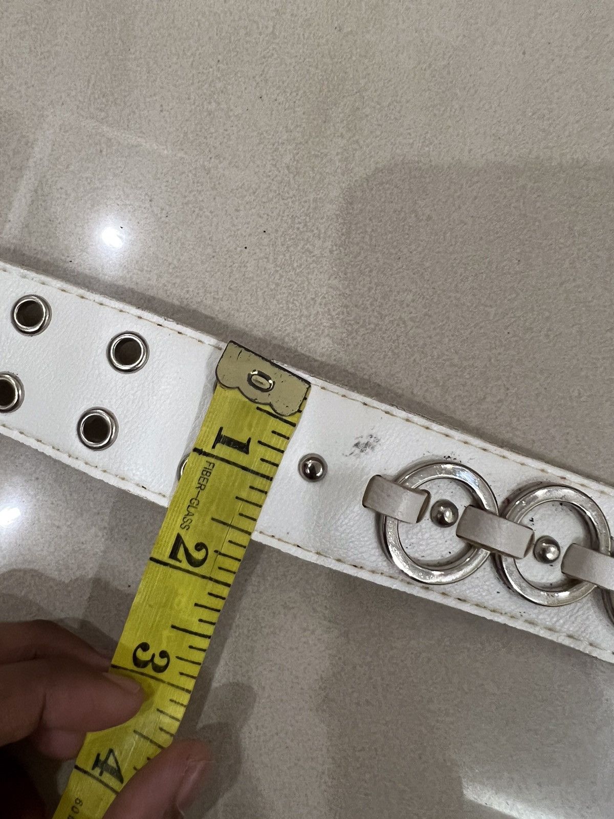 Seditionaries Seditionaries White Rare Design Buckle Belt Size ONE SIZE - 21 Thumbnail