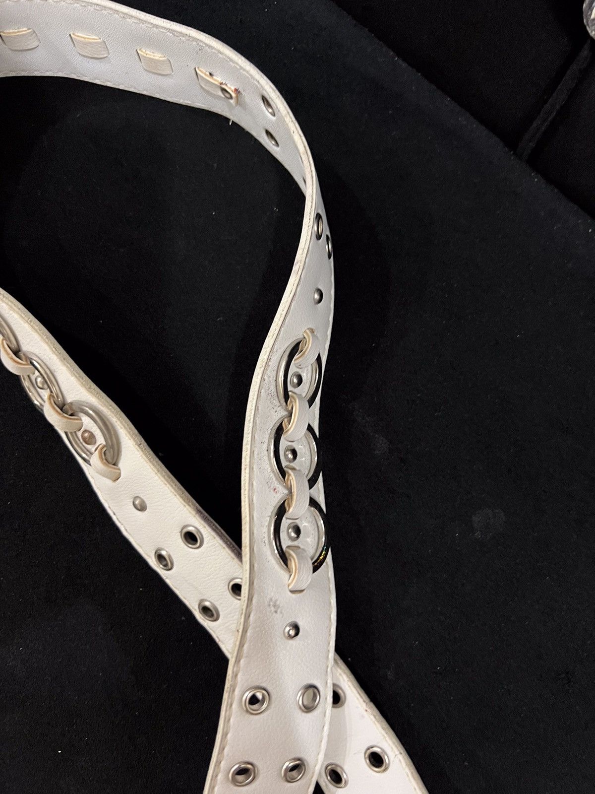 Seditionaries Seditionaries White Rare Design Buckle Belt Size ONE SIZE - 7 Thumbnail