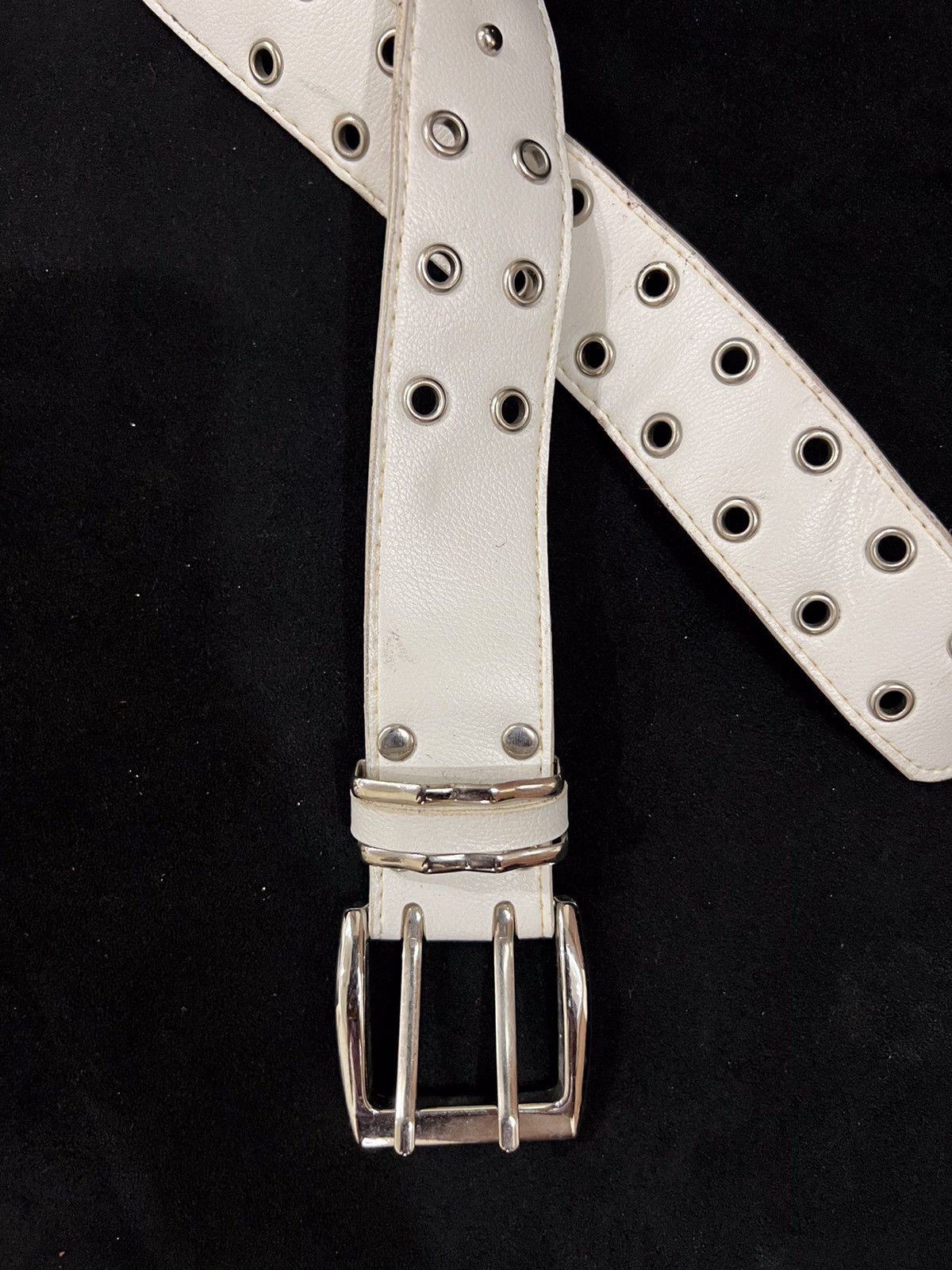 Seditionaries Seditionaries White Rare Design Buckle Belt Size ONE SIZE - 6 Thumbnail