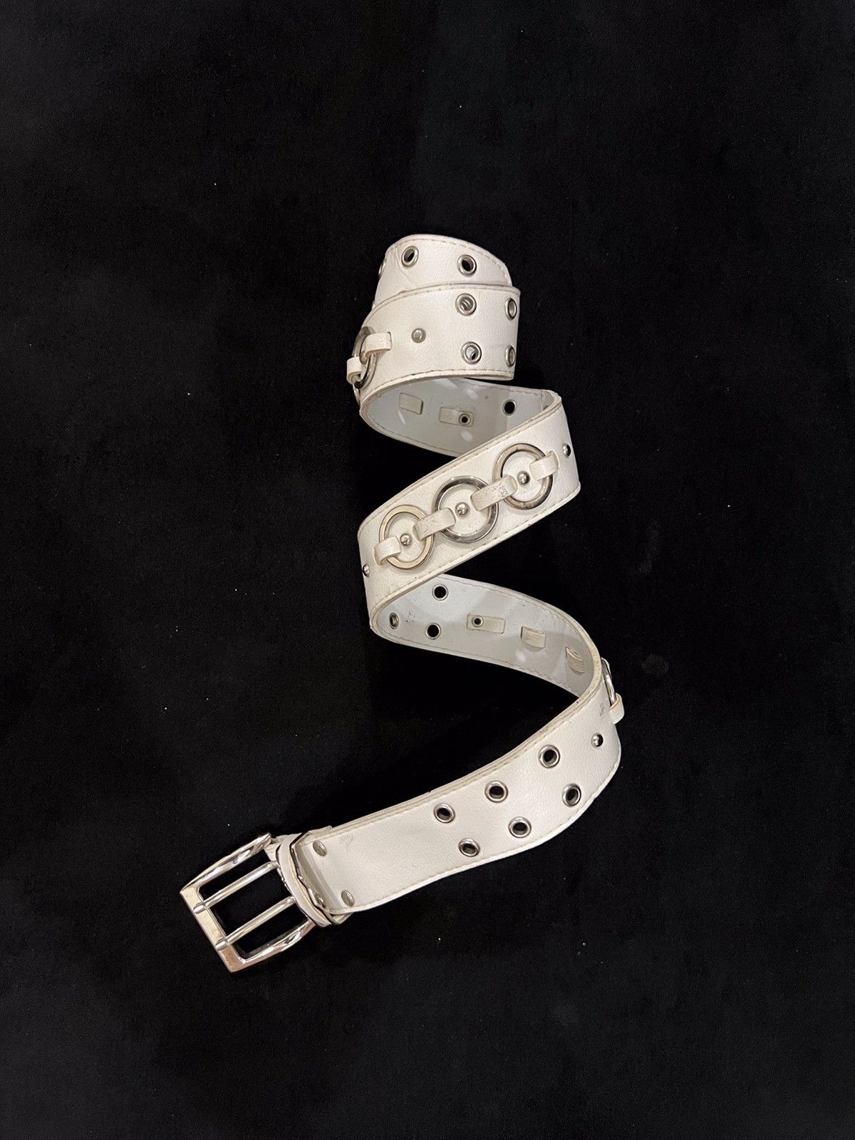 Seditionaries Seditionaries White Rare Design Buckle Belt Size ONE SIZE - 4 Thumbnail
