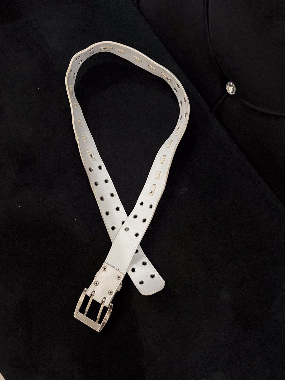 Seditionaries Seditionaries White Rare Design Buckle Belt Size ONE SIZE - 11 Thumbnail