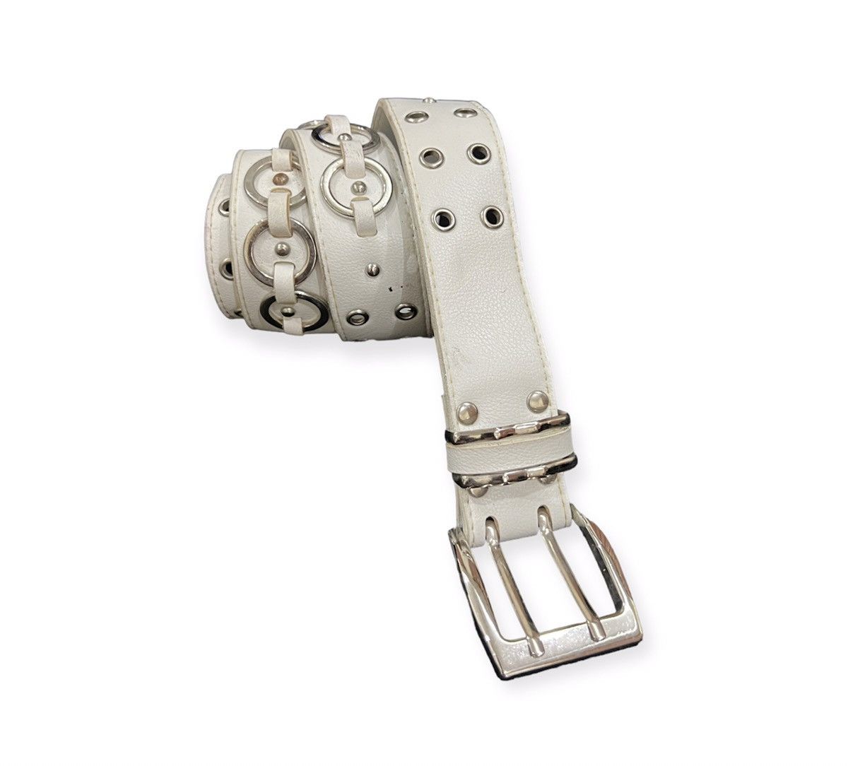 Seditionaries Seditionaries White Rare Design Buckle Belt Size ONE SIZE - 1 Thumbnail