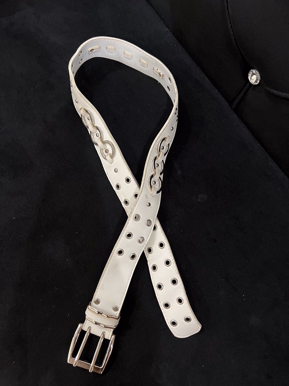 Seditionaries Seditionaries White Rare Design Buckle Belt Size ONE SIZE - 5 Thumbnail