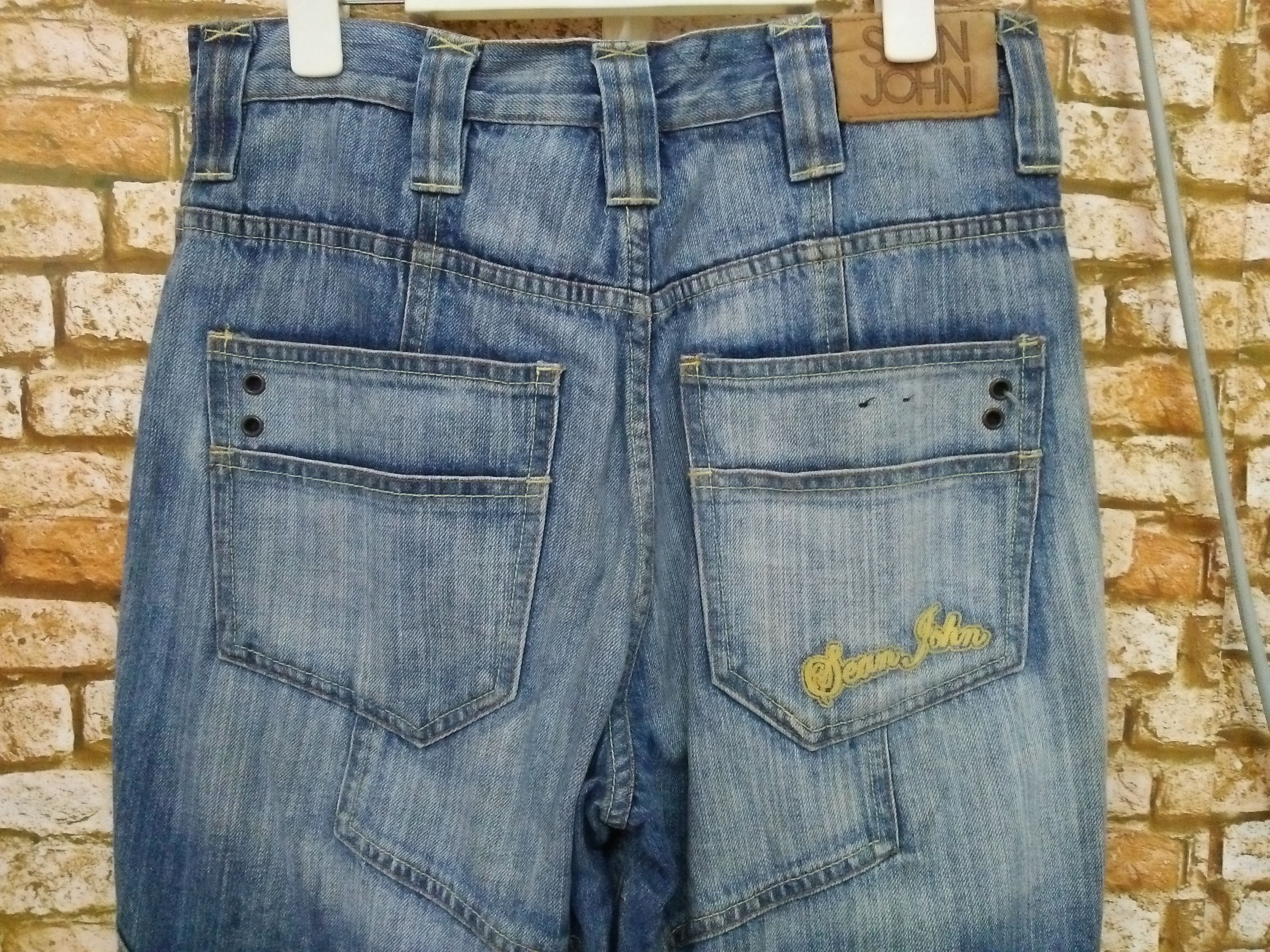 Sean John 90s SEAN JOHN DENIM PATCHWORK (B87) w32 Size US 32 / EU 48 - 4 Thumbnail