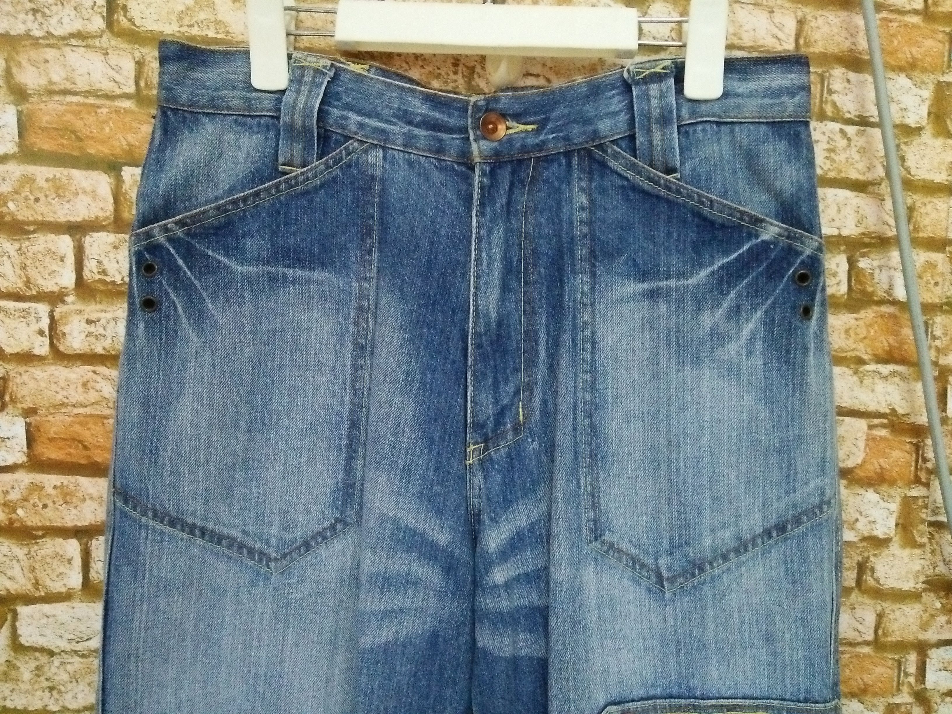 Sean John 90s SEAN JOHN DENIM PATCHWORK (B87) w32 Size US 32 / EU 48 - 2 Thumbnail