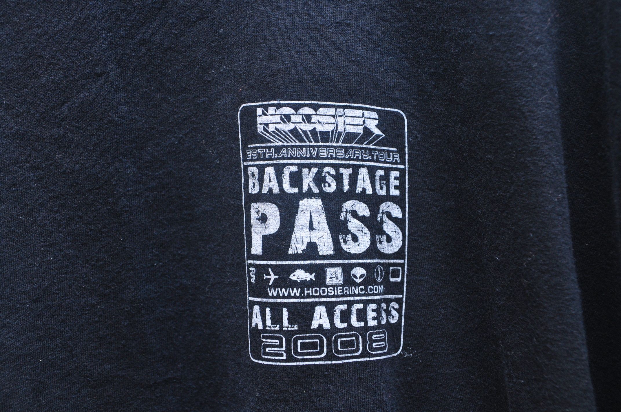 Band Tees × Designer × Japanese Brand Vintage Hoosier Backstage Pass 2008 Shirt Size US XXL / EU 58 / 5 - 5 Thumbnail