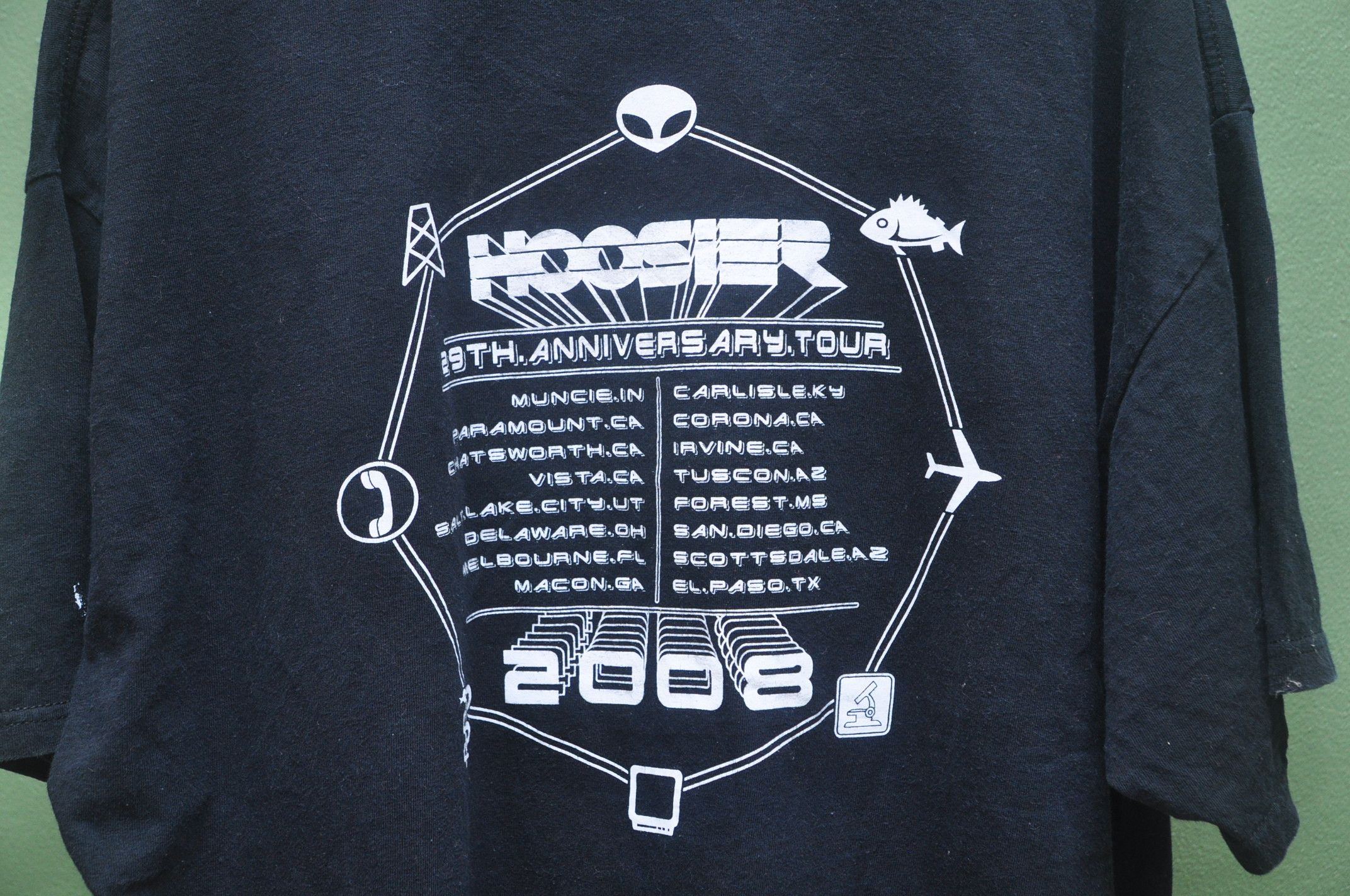 Band Tees × Designer × Japanese Brand Vintage Hoosier Backstage Pass 2008 Shirt Size US XXL / EU 58 / 5 - 3 Thumbnail