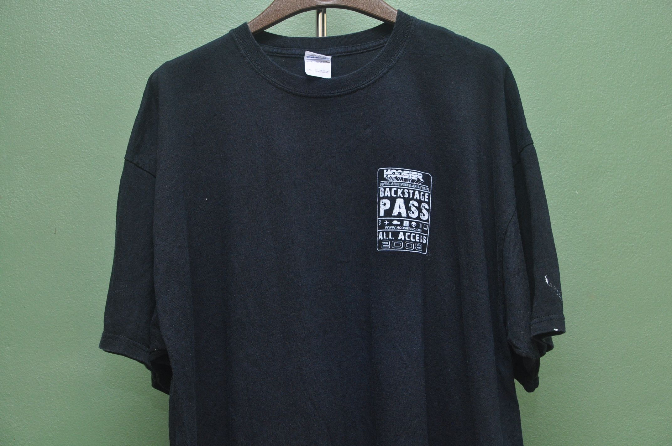 Band Tees × Designer × Japanese Brand Vintage Hoosier Backstage Pass 2008 Shirt Size US XXL / EU 58 / 5 - 4 Thumbnail