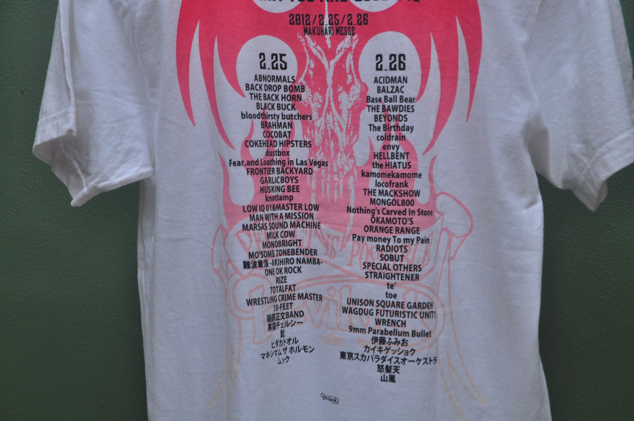 Band Tees × Designer × Japanese Brand Vintage Devilock X Many Band Shirt Designer Fashion Style Size US M / EU 48-50 / 2 - 4 Thumbnail