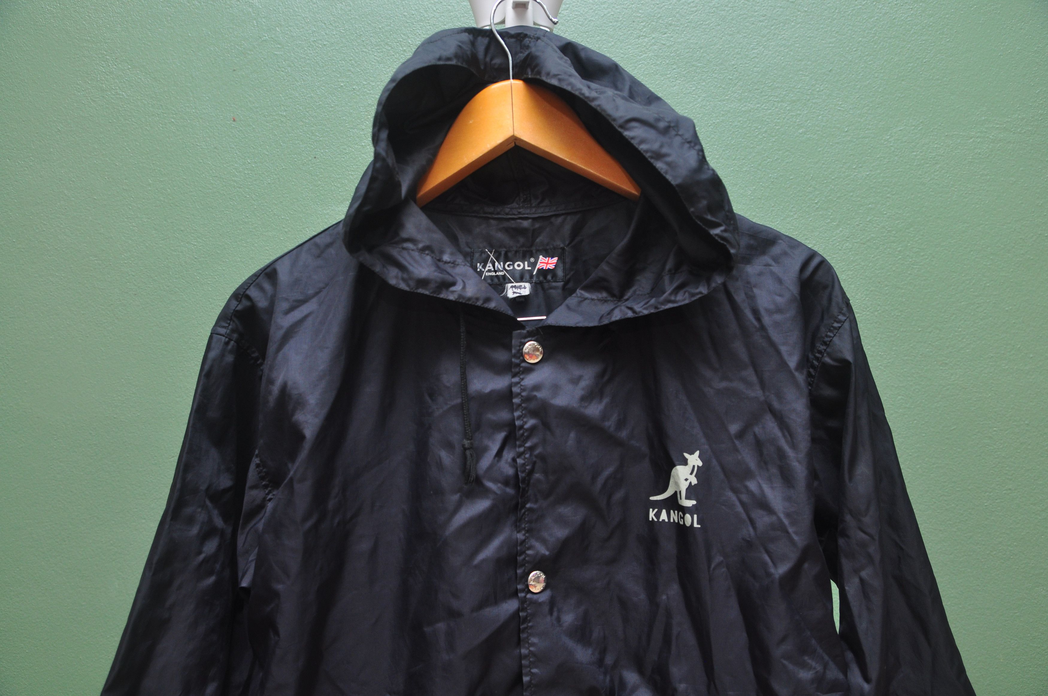 Kangol × Vintage Vintage Kangol Windbreaker Hoodie Sweater Size US L / EU 52-54 / 3 - 4 Thumbnail