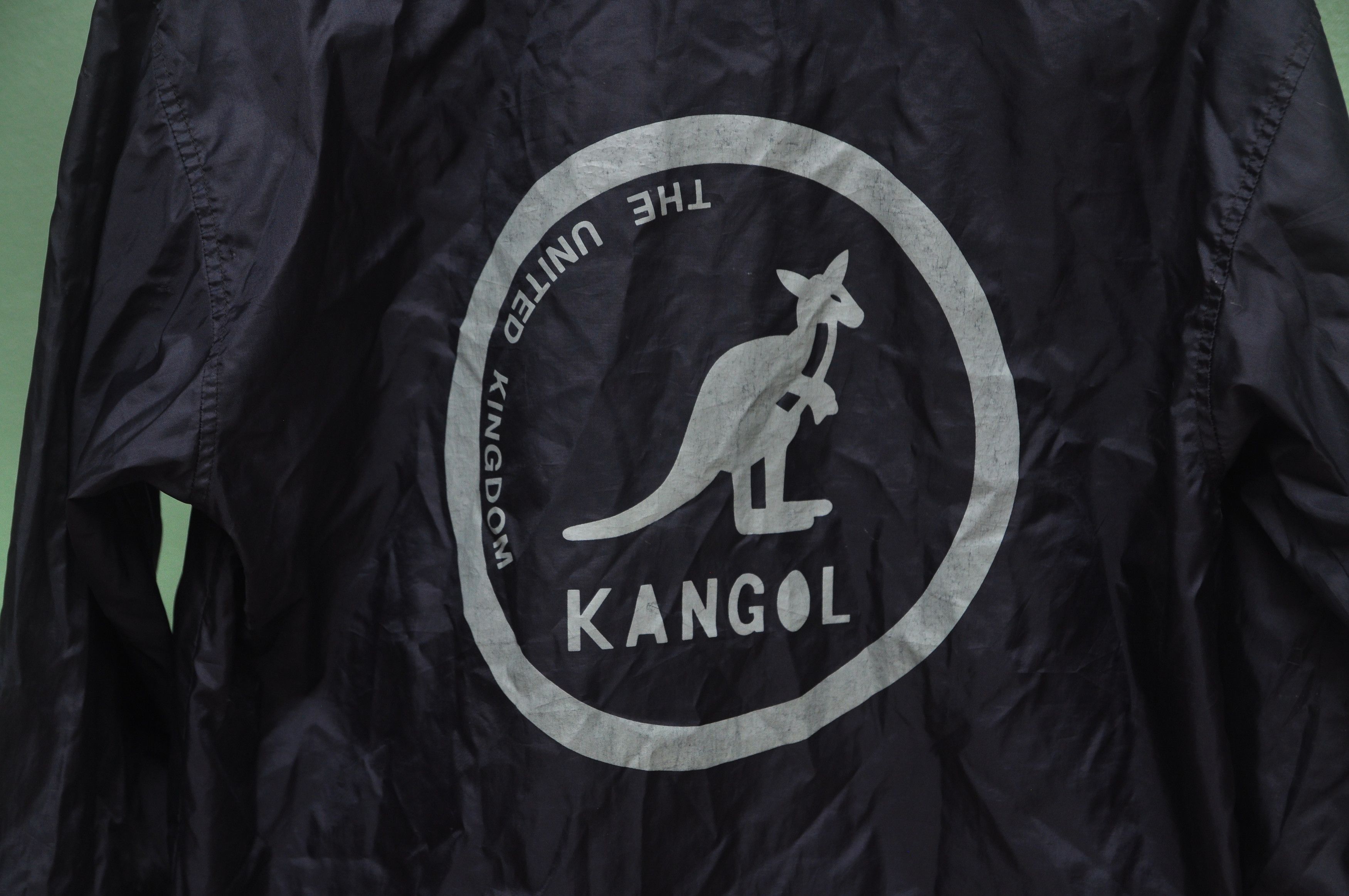 Kangol × Vintage Vintage Kangol Windbreaker Hoodie Sweater Size US L / EU 52-54 / 3 - 2 Thumbnail