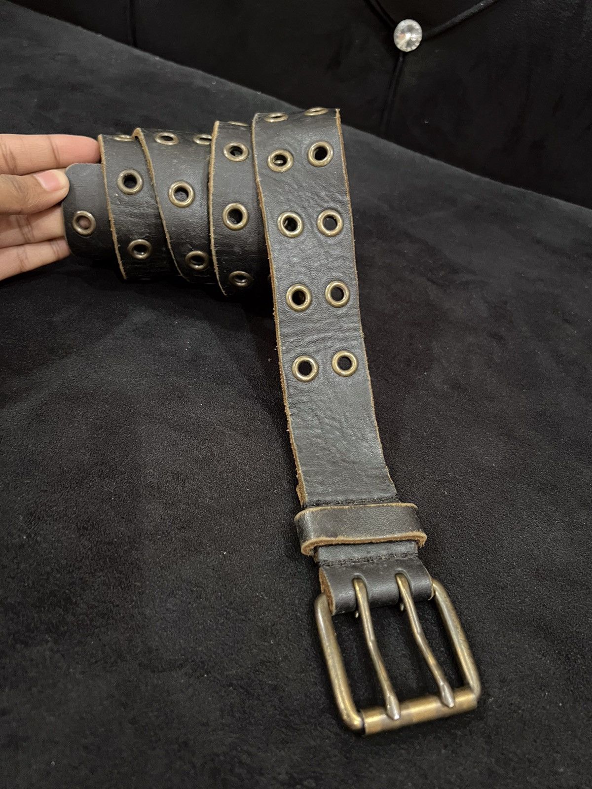 Leather Seditionaries Leather Buckle Belt Size ONE SIZE - 4 Thumbnail