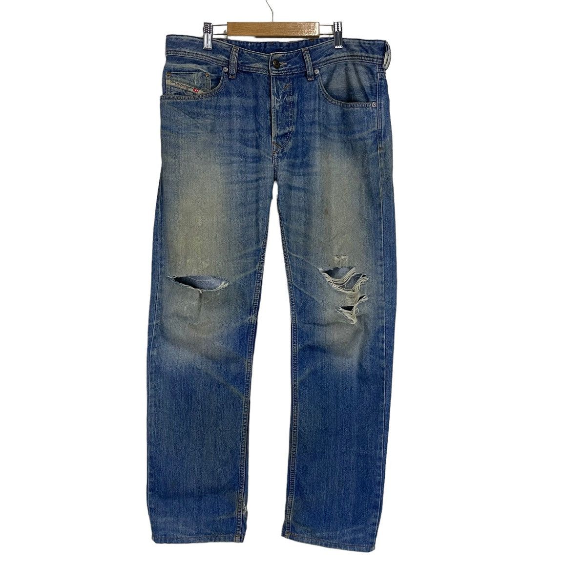 Tornado Mart Vintage Diesel Industry Waykee Regular Straight Jeans Size US 32 / EU 48 - 2 Thumbnail