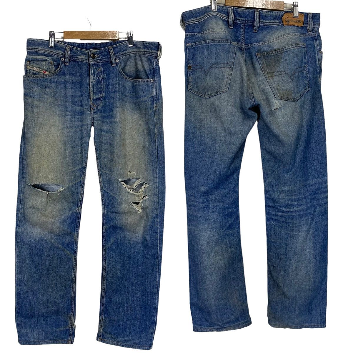 Tornado Mart Vintage Diesel Industry Waykee Regular Straight Jeans Size US 32 / EU 48 - 1 Thumbnail