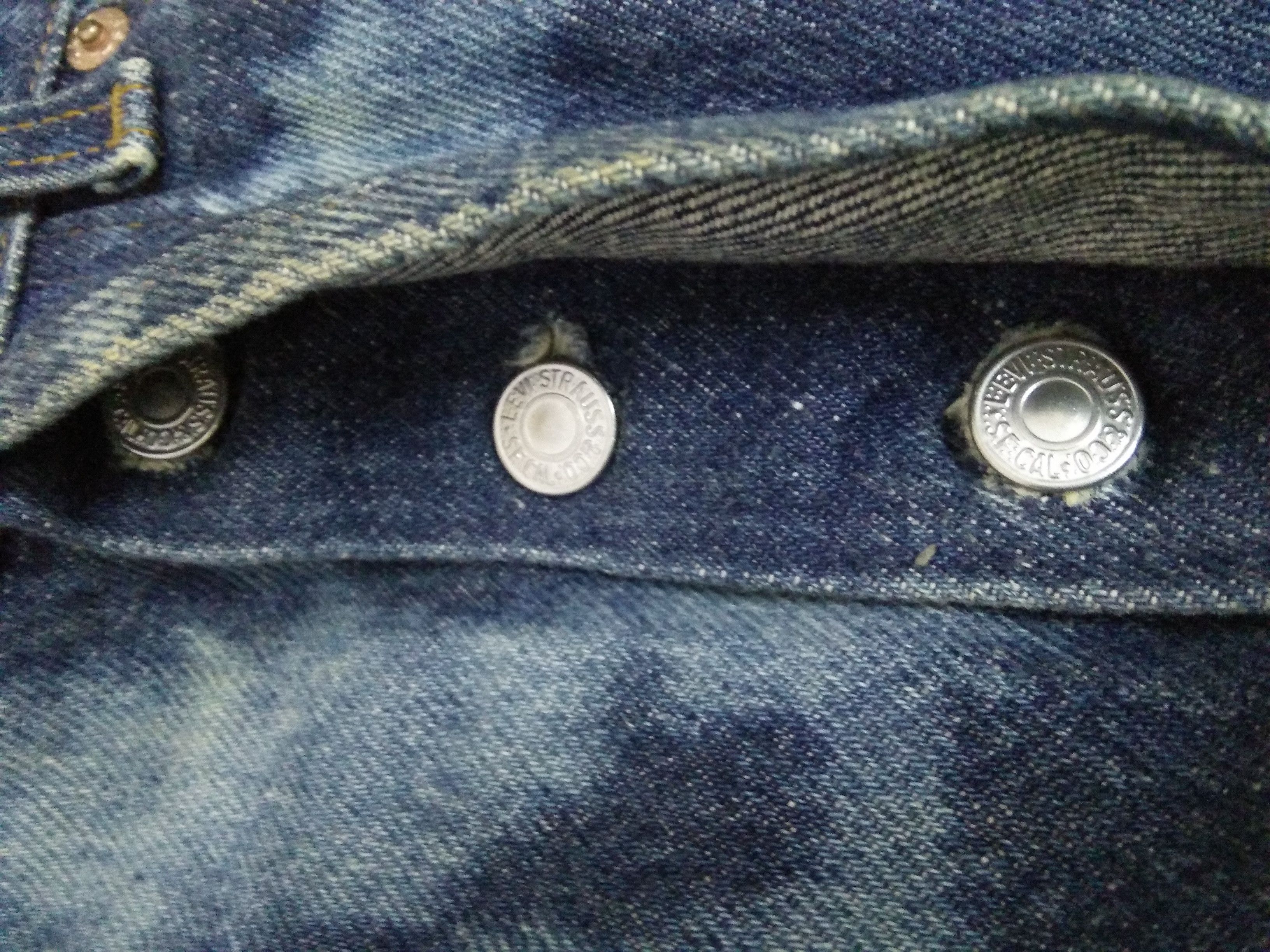 Levi's 1992 Levis 501 Acid Wash Button 555 USA (A773) waist 29 Size US 29 - 5 Thumbnail