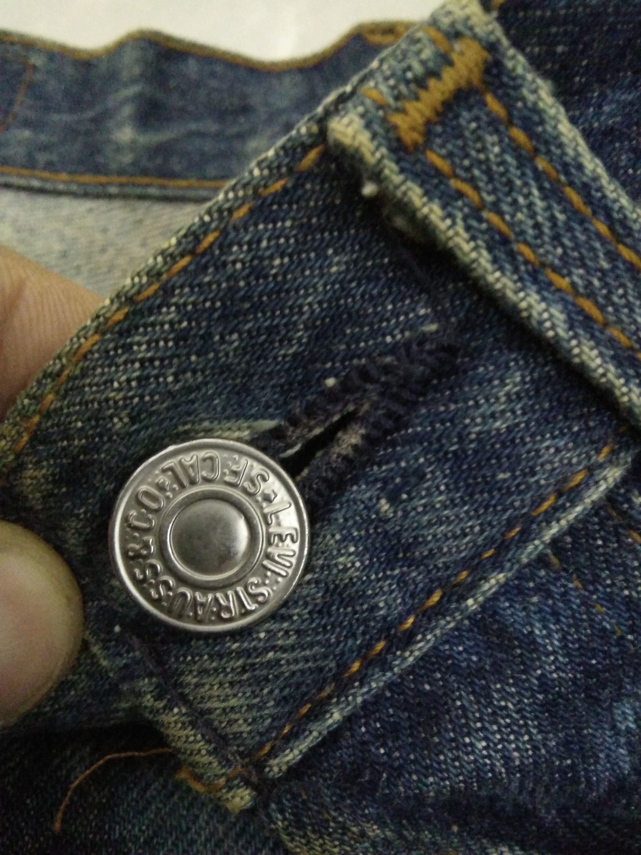 Levi's 1992 Levis 501 Acid Wash Button 555 USA (A773) waist 29 Size US 29 - 6 Thumbnail