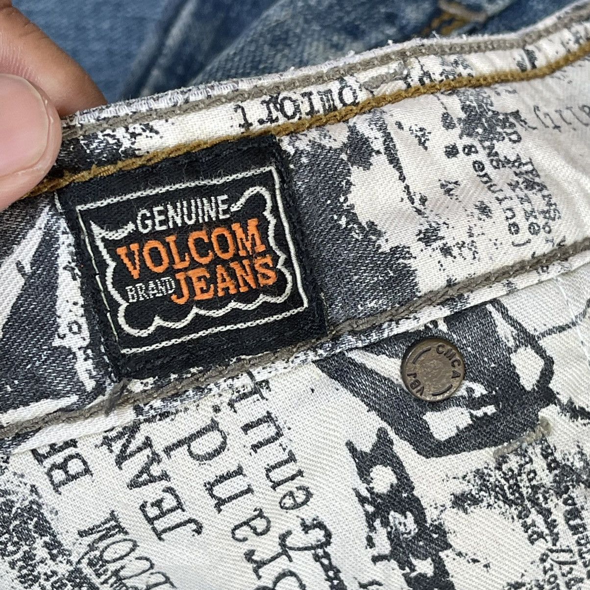 Vintage × Volcom Vintage 00s Volcom Skate Liberated Enowen Denim Jeans Size US 32 / EU 48 - 17 Thumbnail