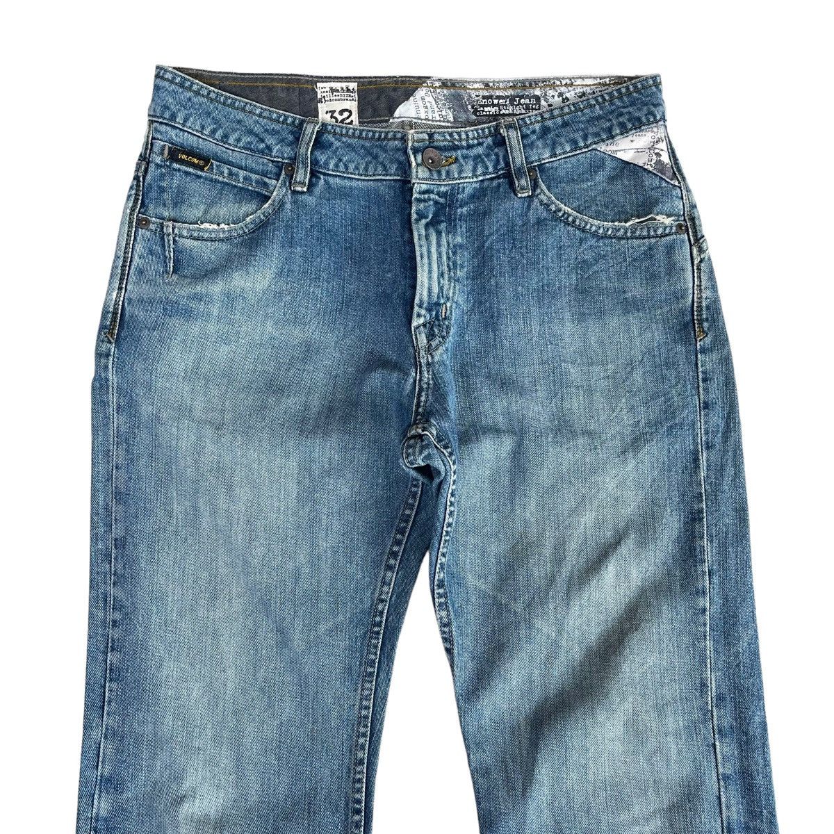 Vintage × Volcom Vintage 00s Volcom Skate Liberated Enowen Denim Jeans Size US 32 / EU 48 - 3 Thumbnail