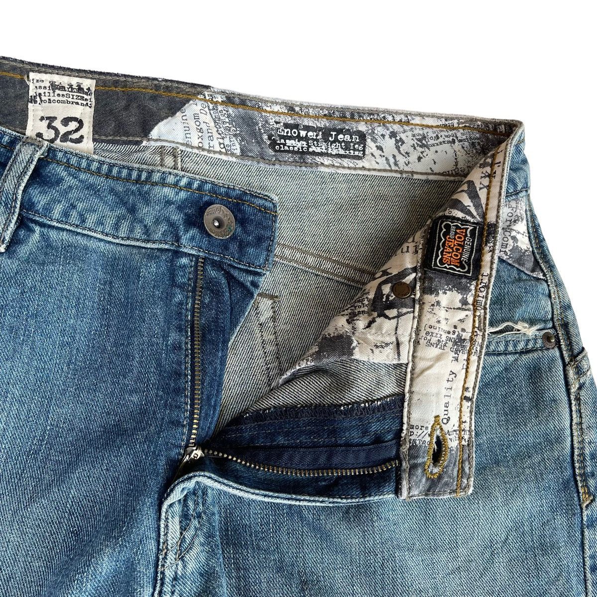 Vintage × Volcom Vintage 00s Volcom Skate Liberated Enowen Denim Jeans Size US 32 / EU 48 - 4 Thumbnail