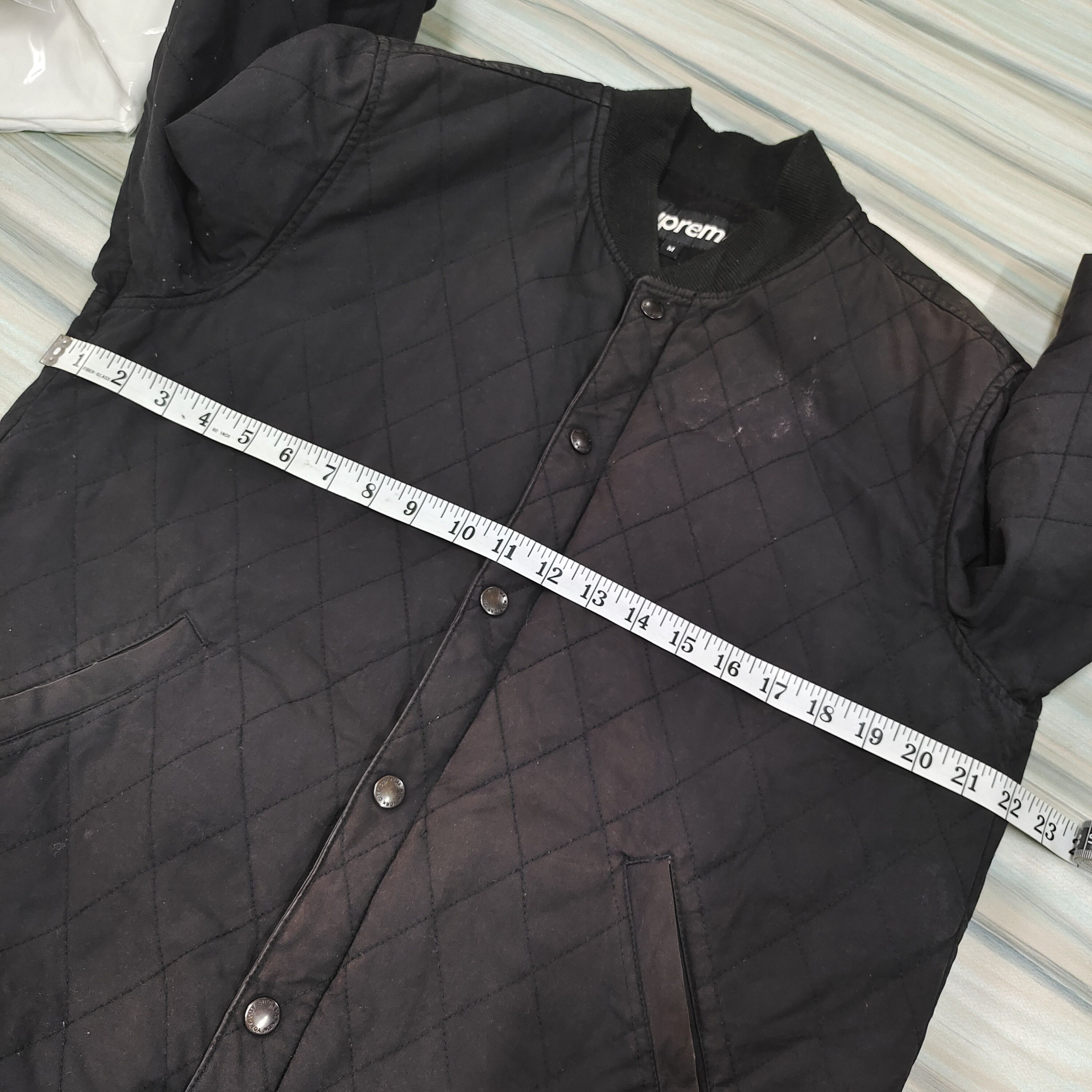 Supreme Supreme x British Millerain Diamond Quilted Jacket Size US M / EU 48-50 / 2 - 12 Thumbnail
